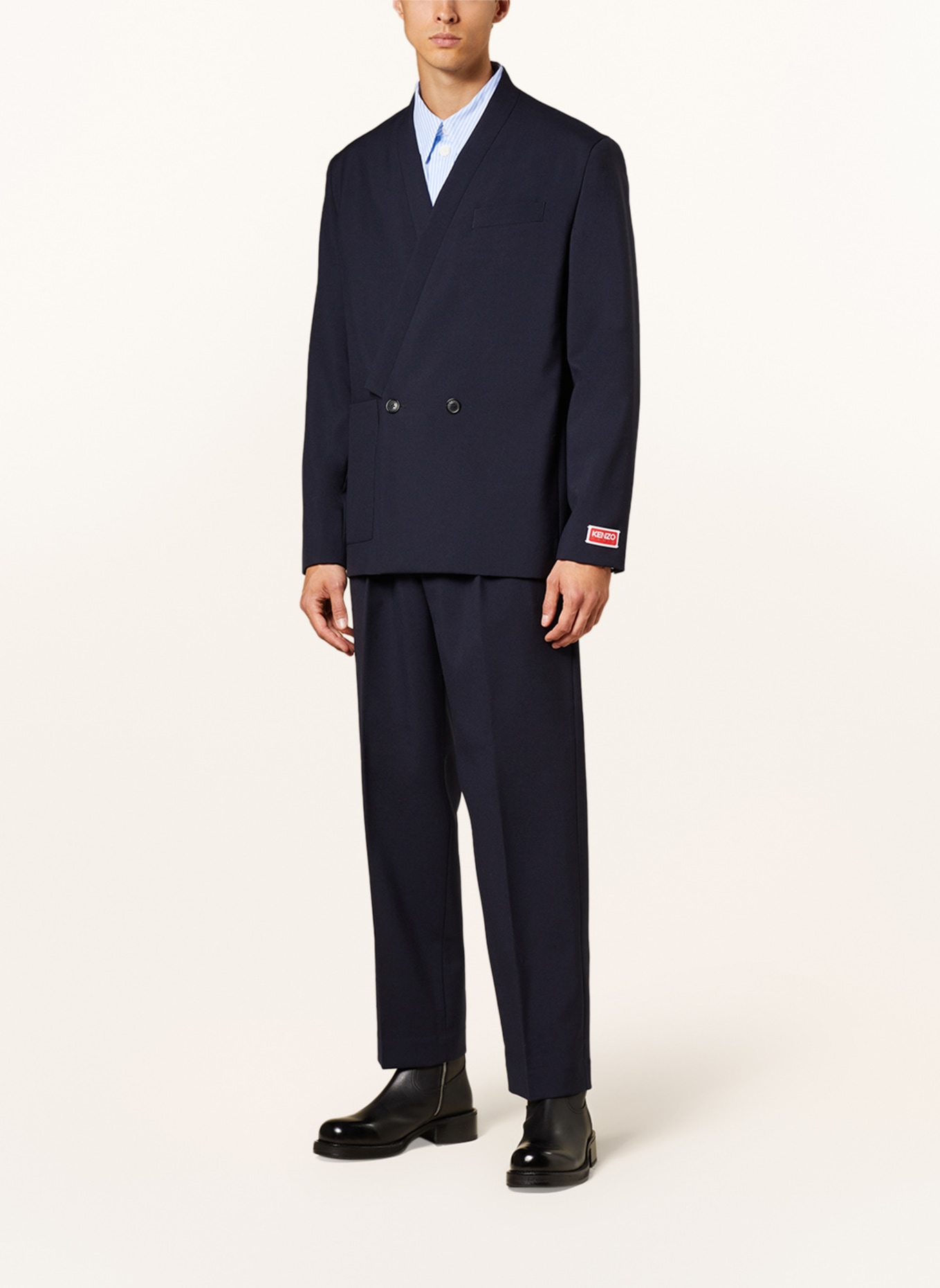 KENZO Tailored jacket slim fit, Color: DARK BLUE (Image 2)