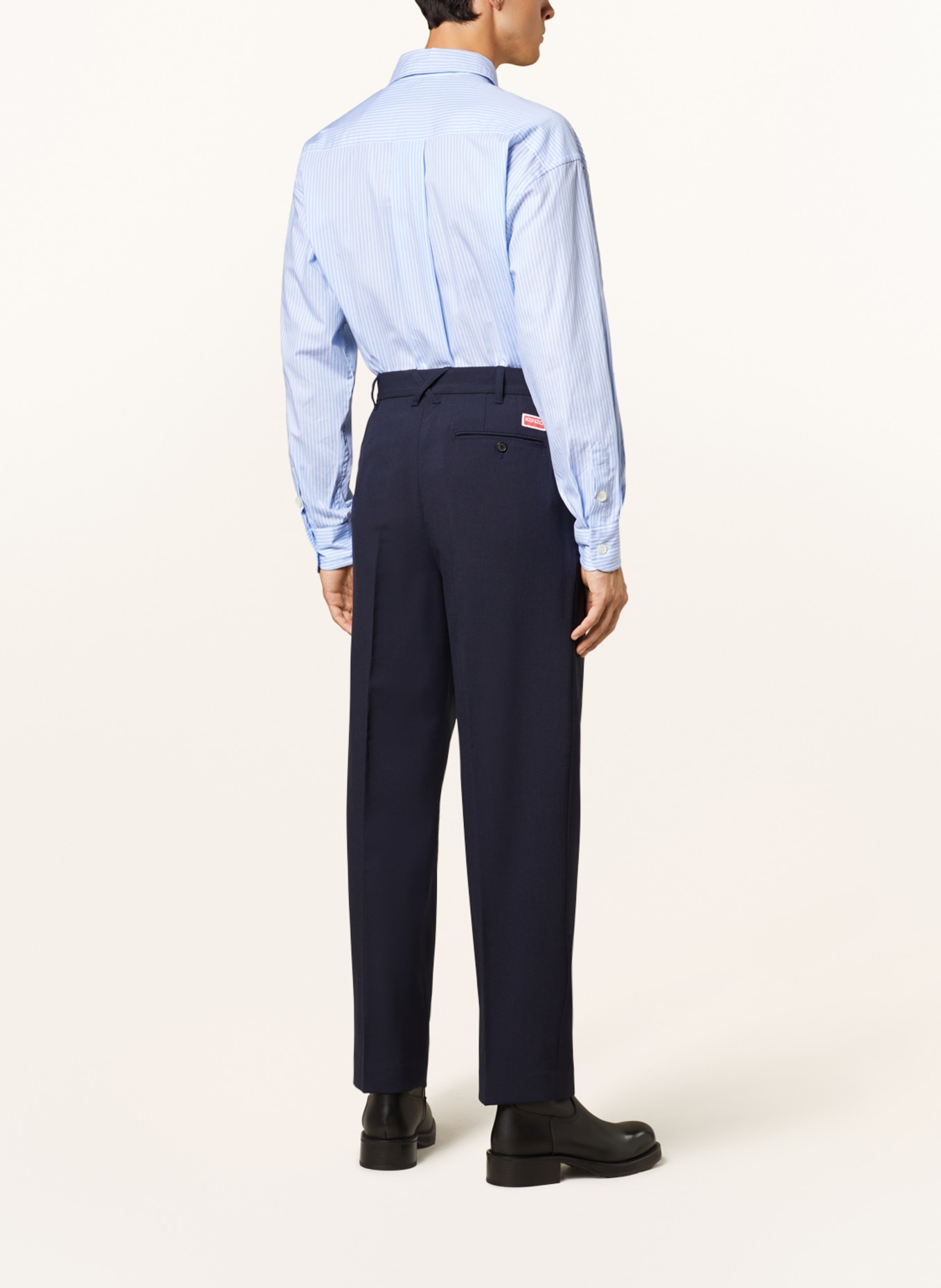 KENZO Trousers regular fit, Color: DARK BLUE (Image 4)