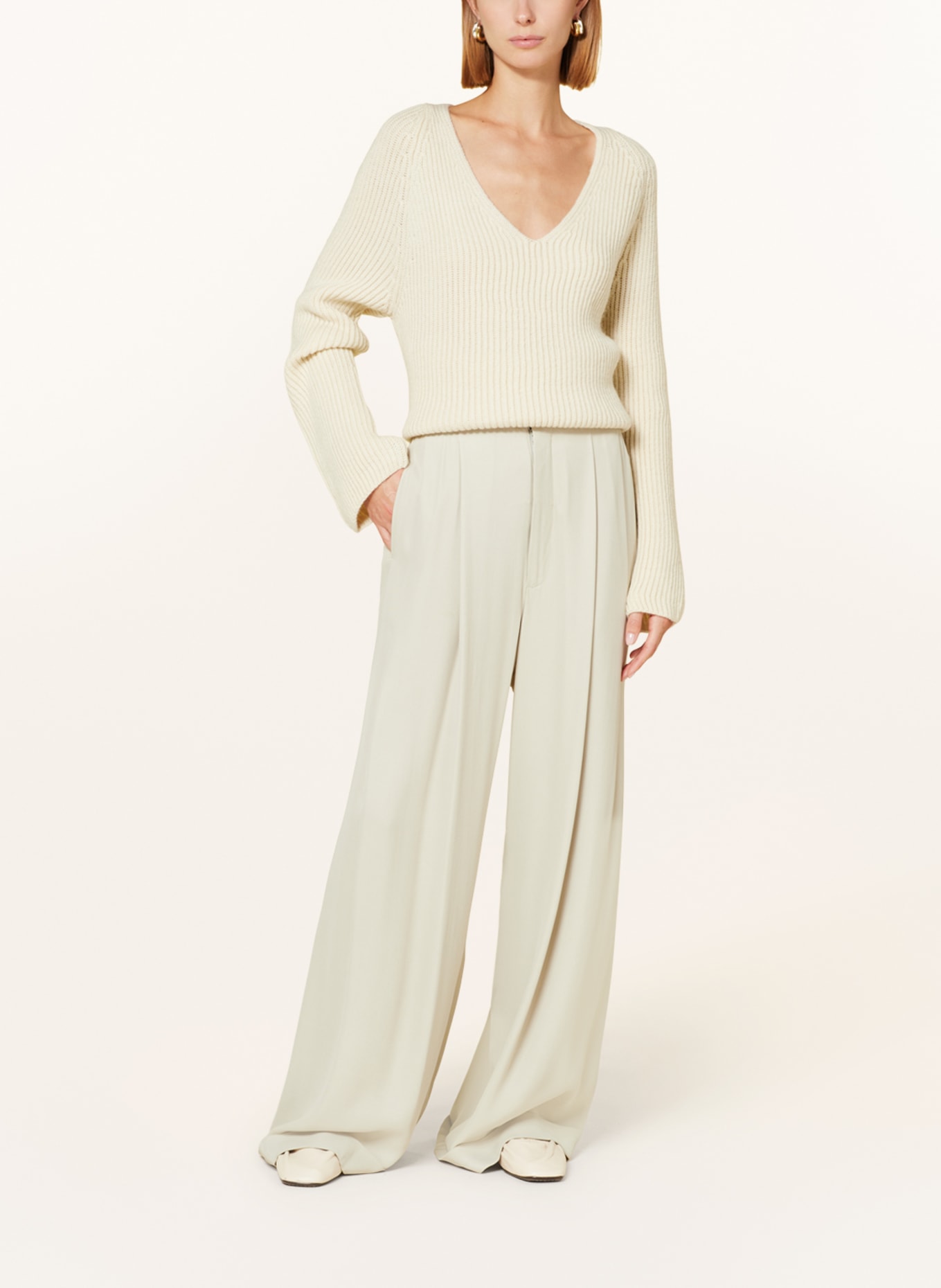 CLOSED Pullover mit Alpaka, Farbe: ECRU (Bild 2)