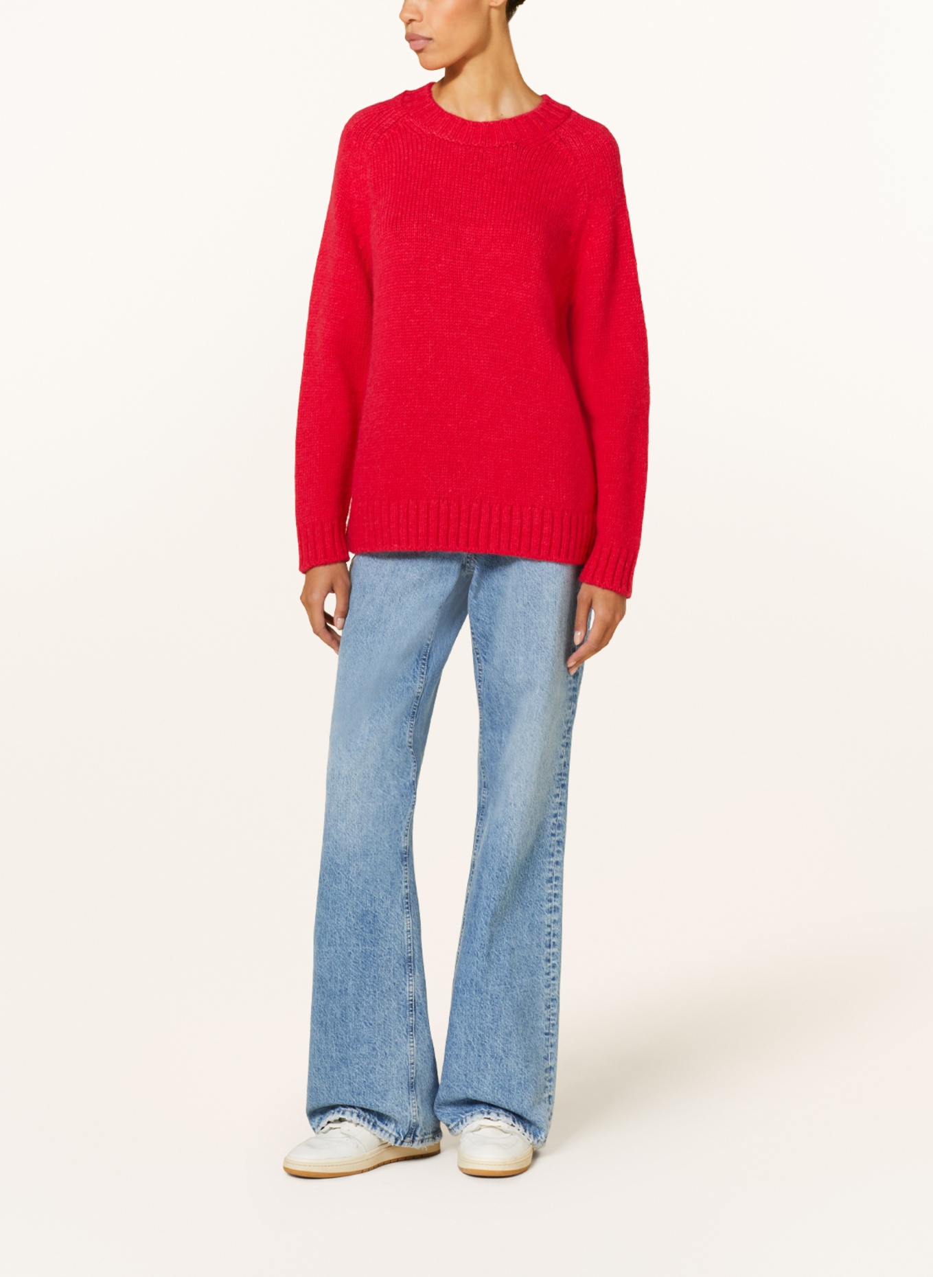 CLOSED Pullover mit Alpaka, Farbe: ROT (Bild 2)
