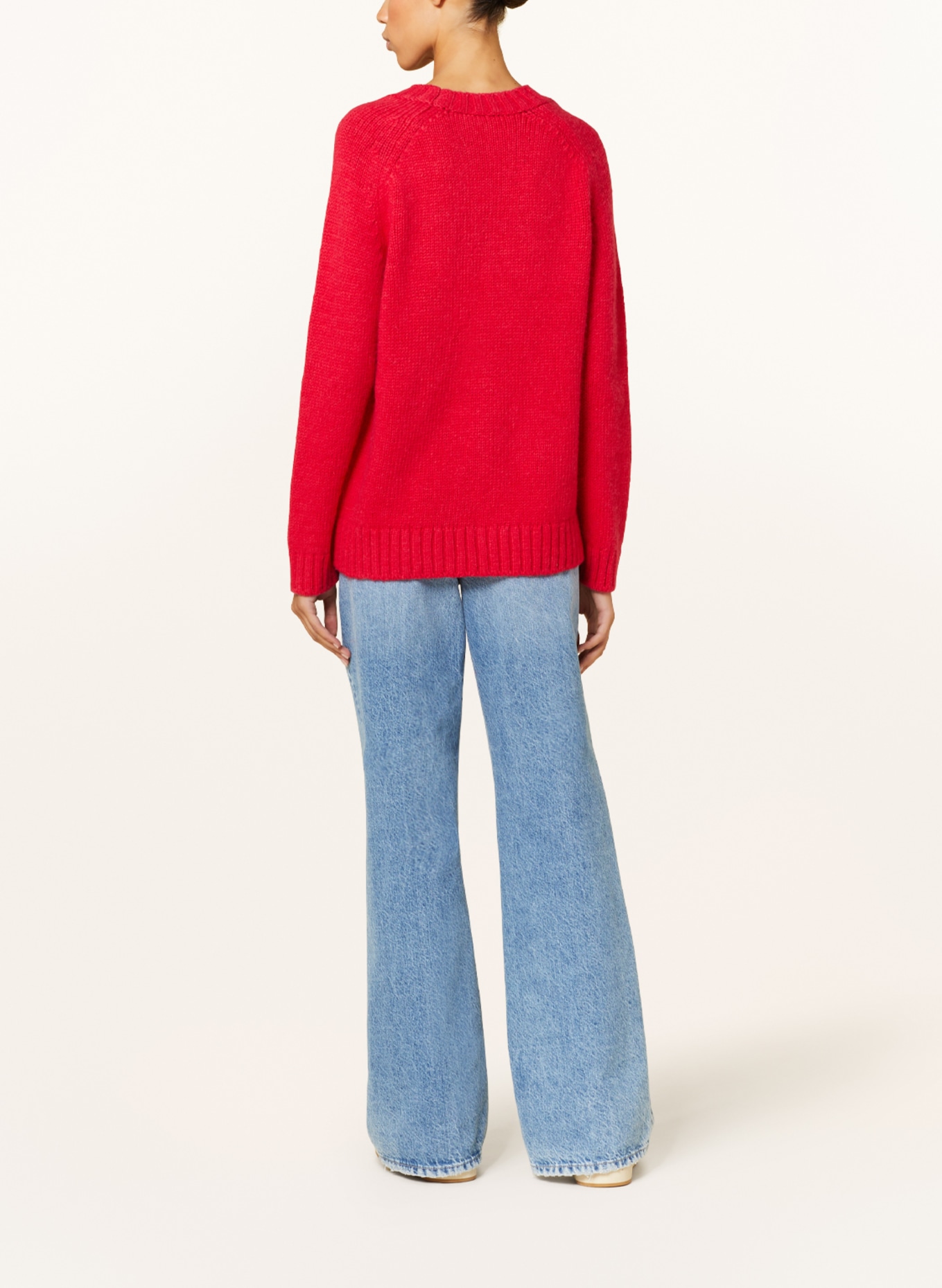 CLOSED Sweater with alpaca, Color: RED (Image 3)