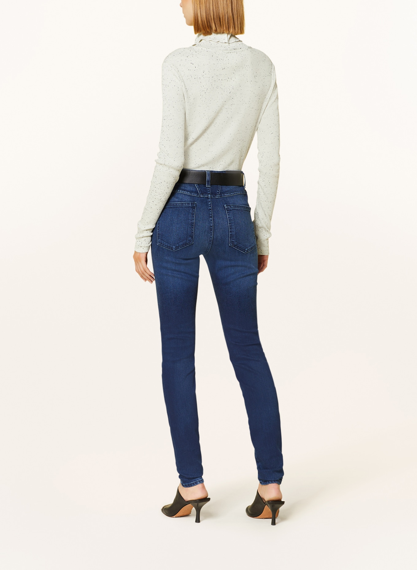 CLOSED Skinny Jeans SKINNY PUSHER, Farbe: DBL DARK BLUE (Bild 3)