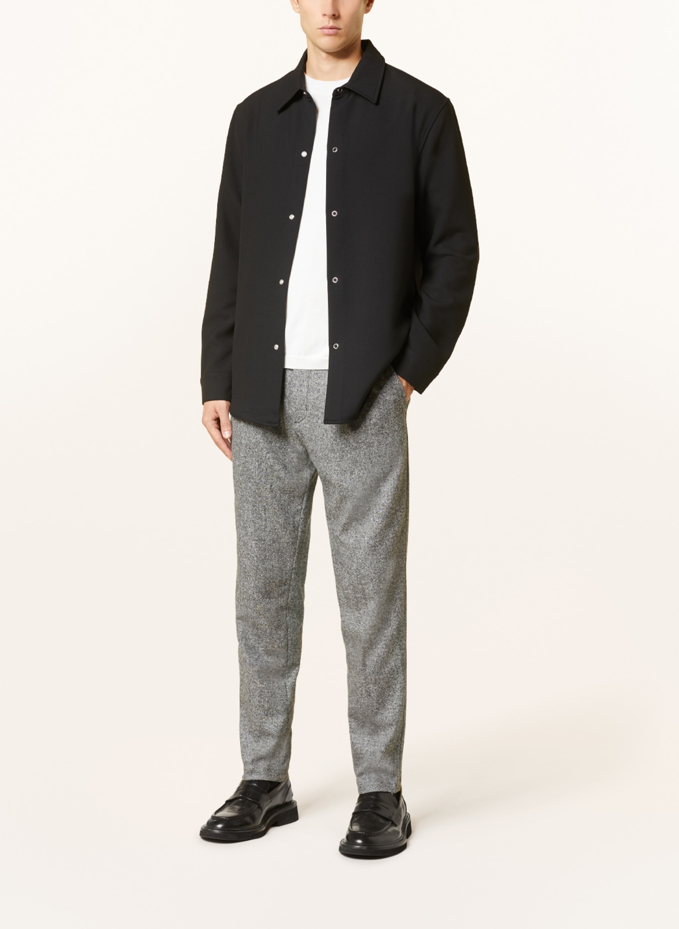 TOMMY HILFIGER Trousers HAMPTON slim tapered fit, Color: GRAY (Image 2)