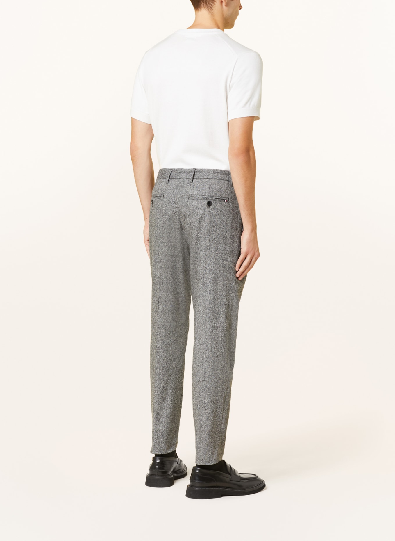 TOMMY HILFIGER Trousers HAMPTON slim tapered fit, Color: GRAY (Image 3)