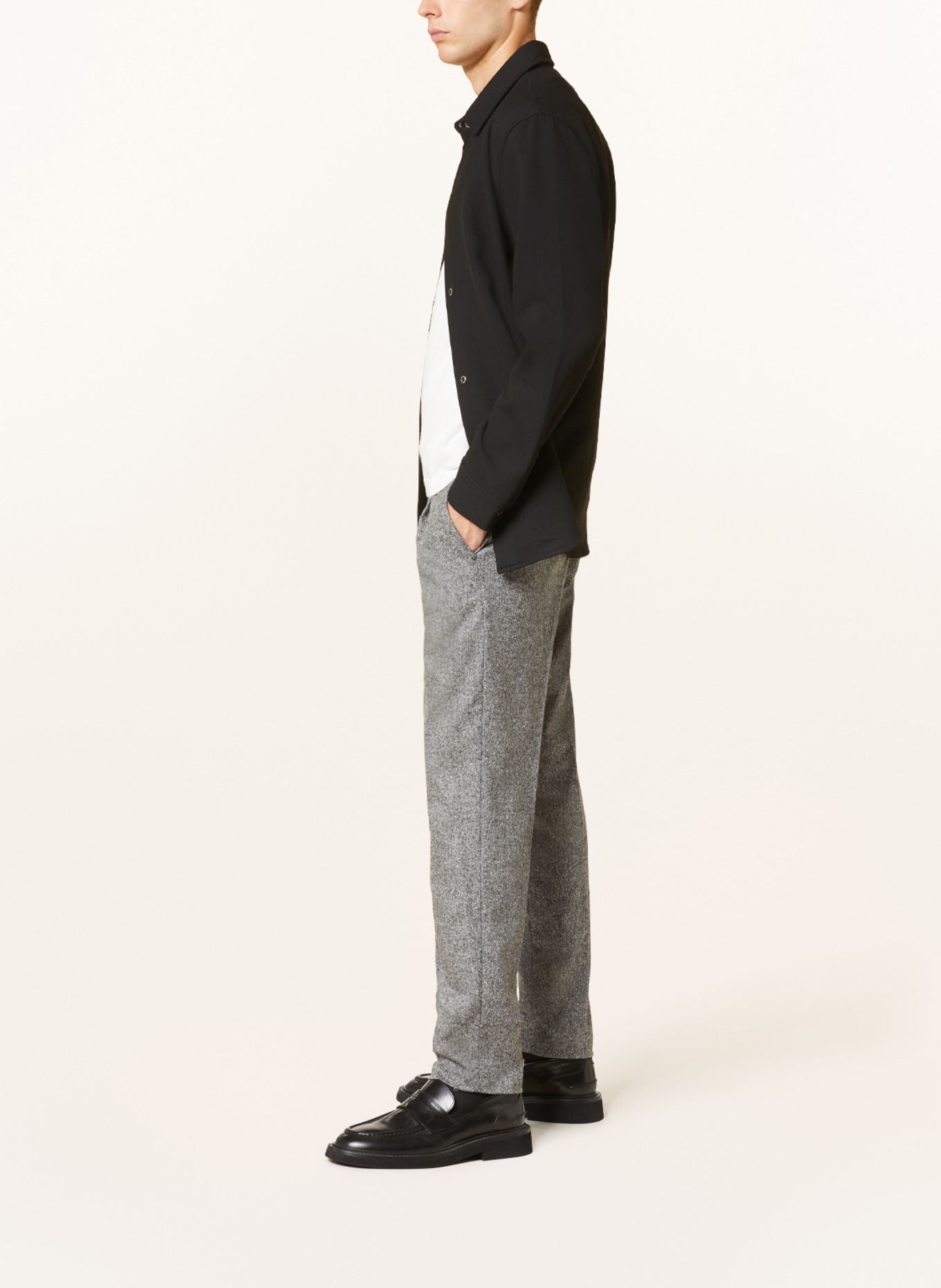 TOMMY HILFIGER Trousers HAMPTON slim tapered fit, Color: GRAY (Image 4)