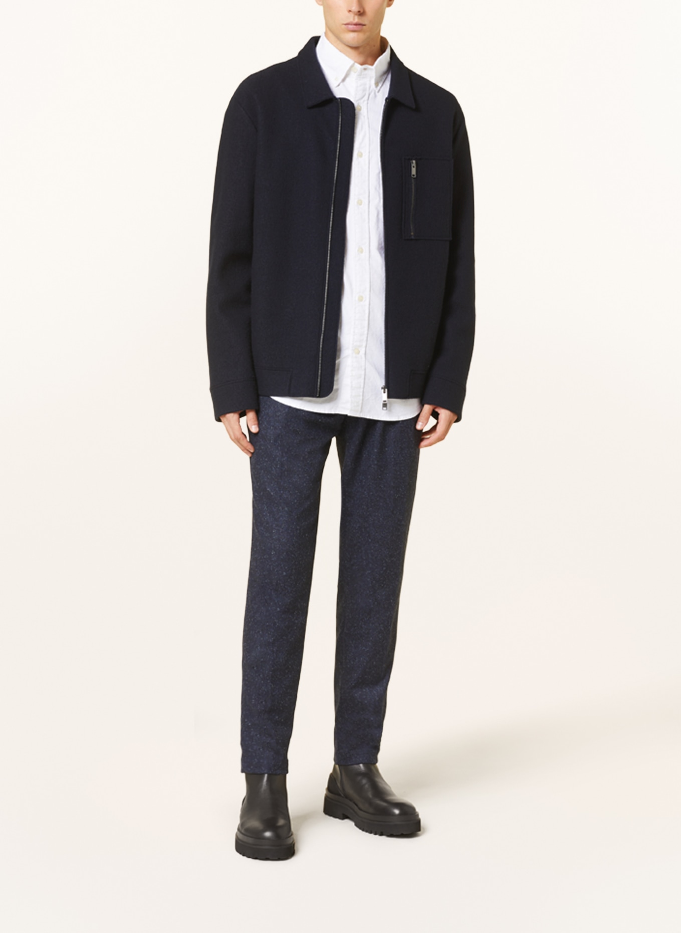 TOMMY HILFIGER Hose HAMPTON Slim Tapered Fit: BLAU