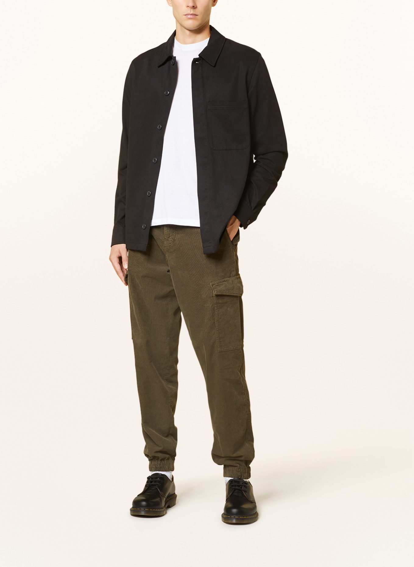 TOMMY HILFIGER Cargo pants cargo fit in corduroy, Color: KHAKI (Image 2)