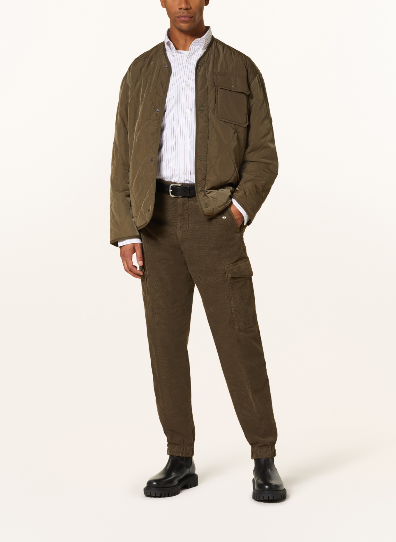 TOMMY HILFIGER Quilted jacket, Color: OLIVE (Image 2)