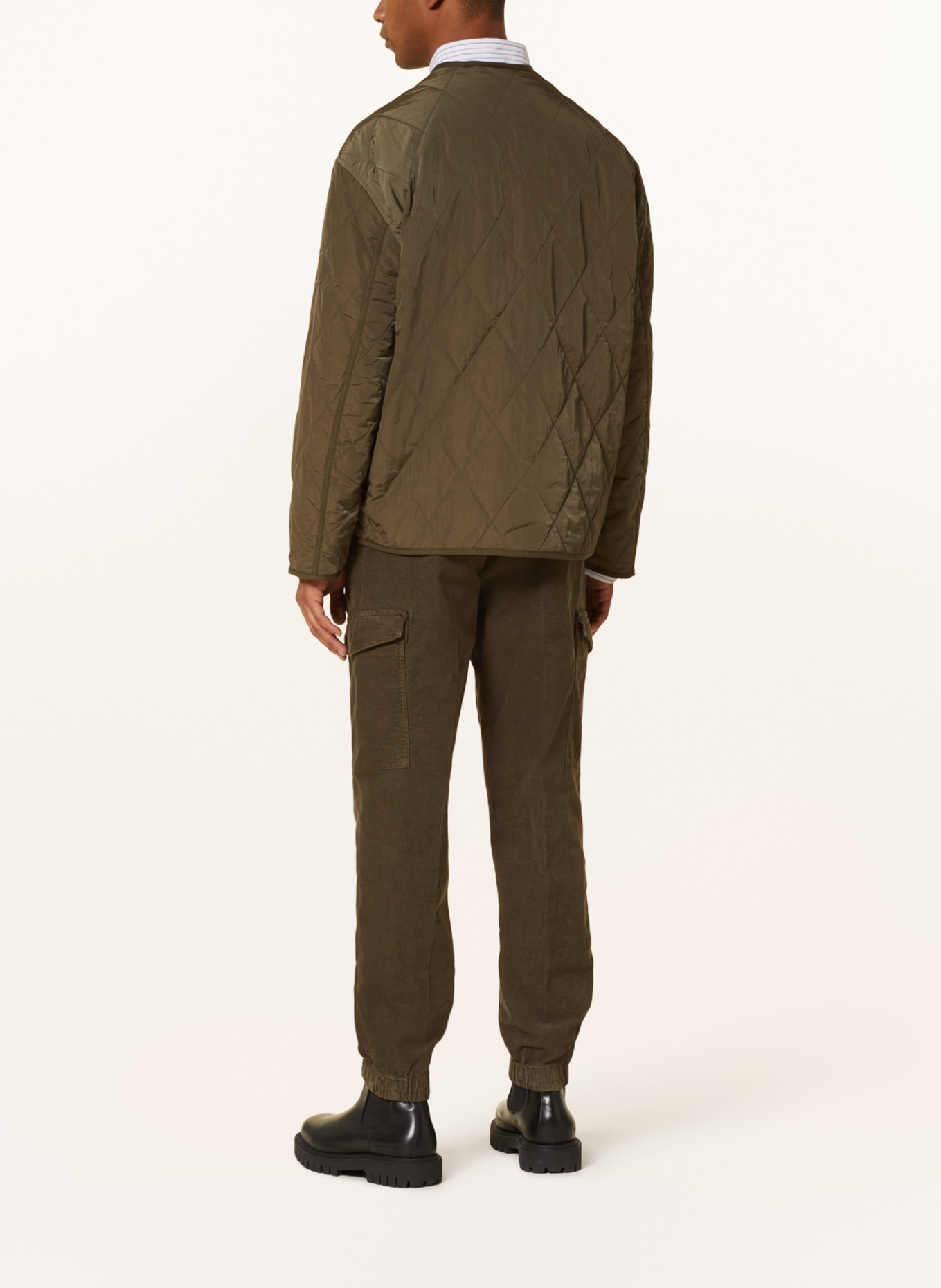 TOMMY HILFIGER Quilted jacket, Color: OLIVE (Image 3)