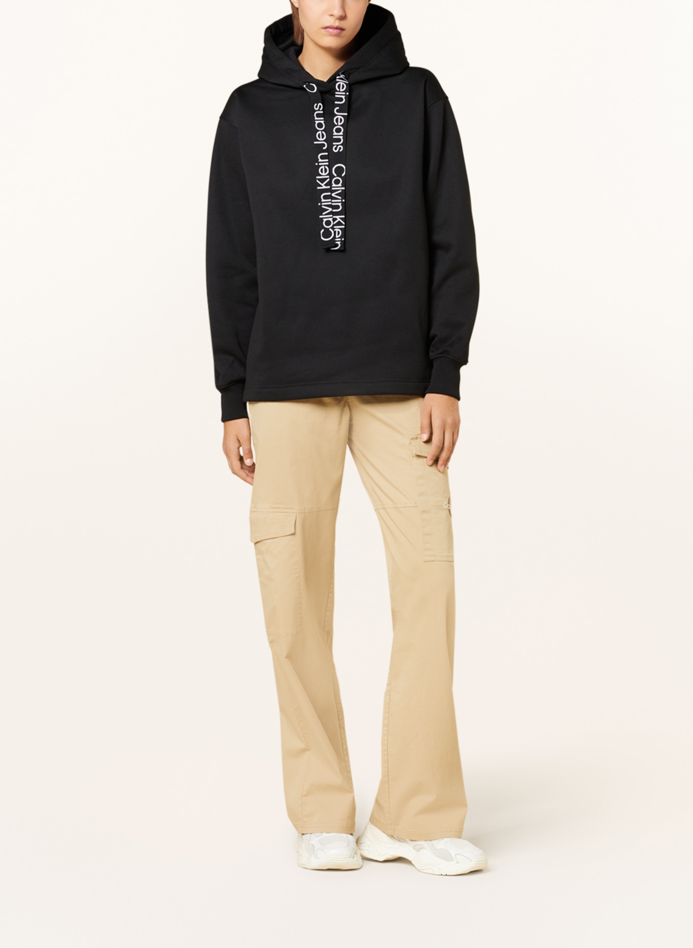 Calvin Klein Jeans Hoodie, Farbe: SCHWARZ (Bild 2)