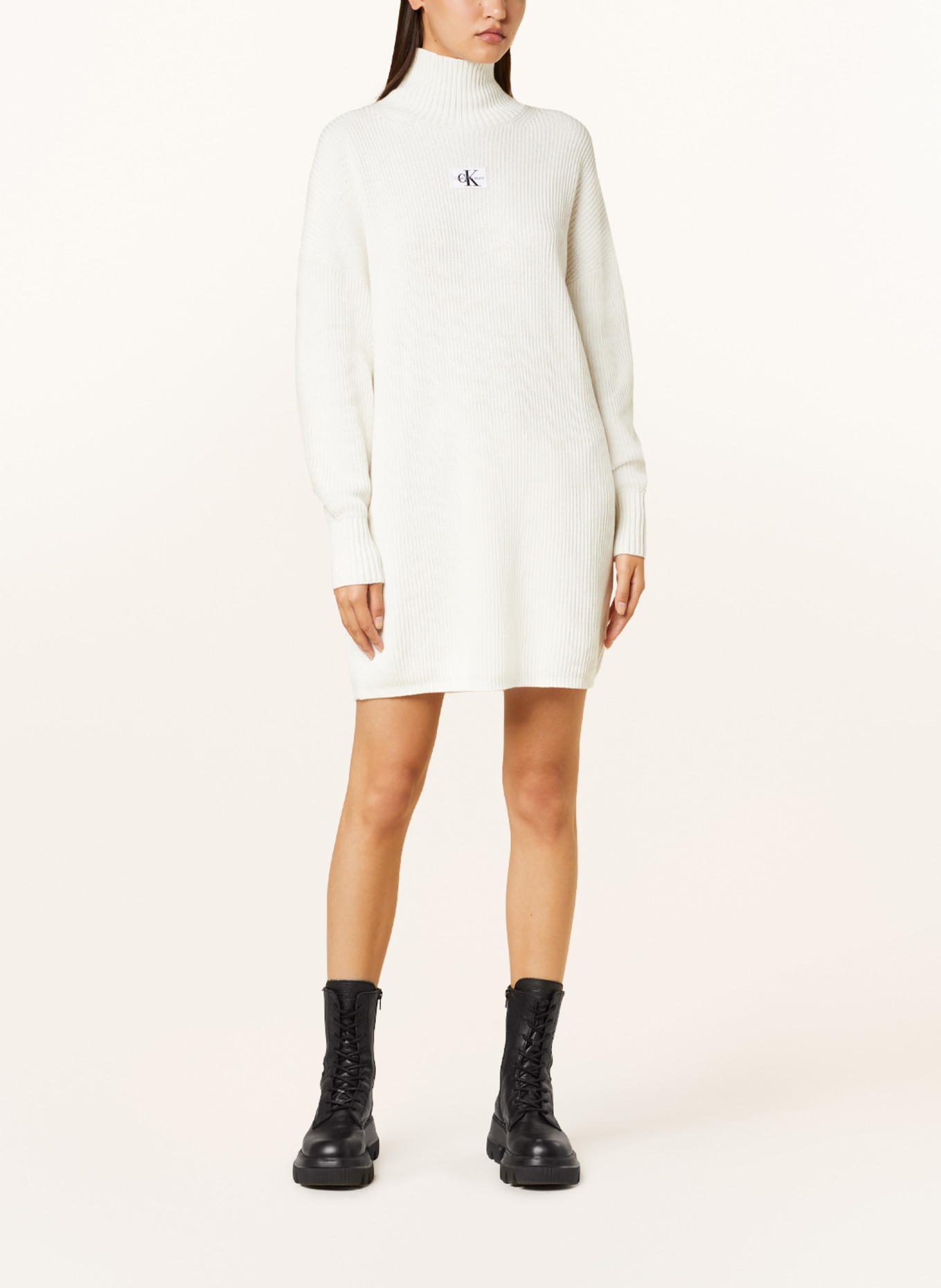 Calvin Klein Jeans Knit dress, Color: WHITE (Image 2)