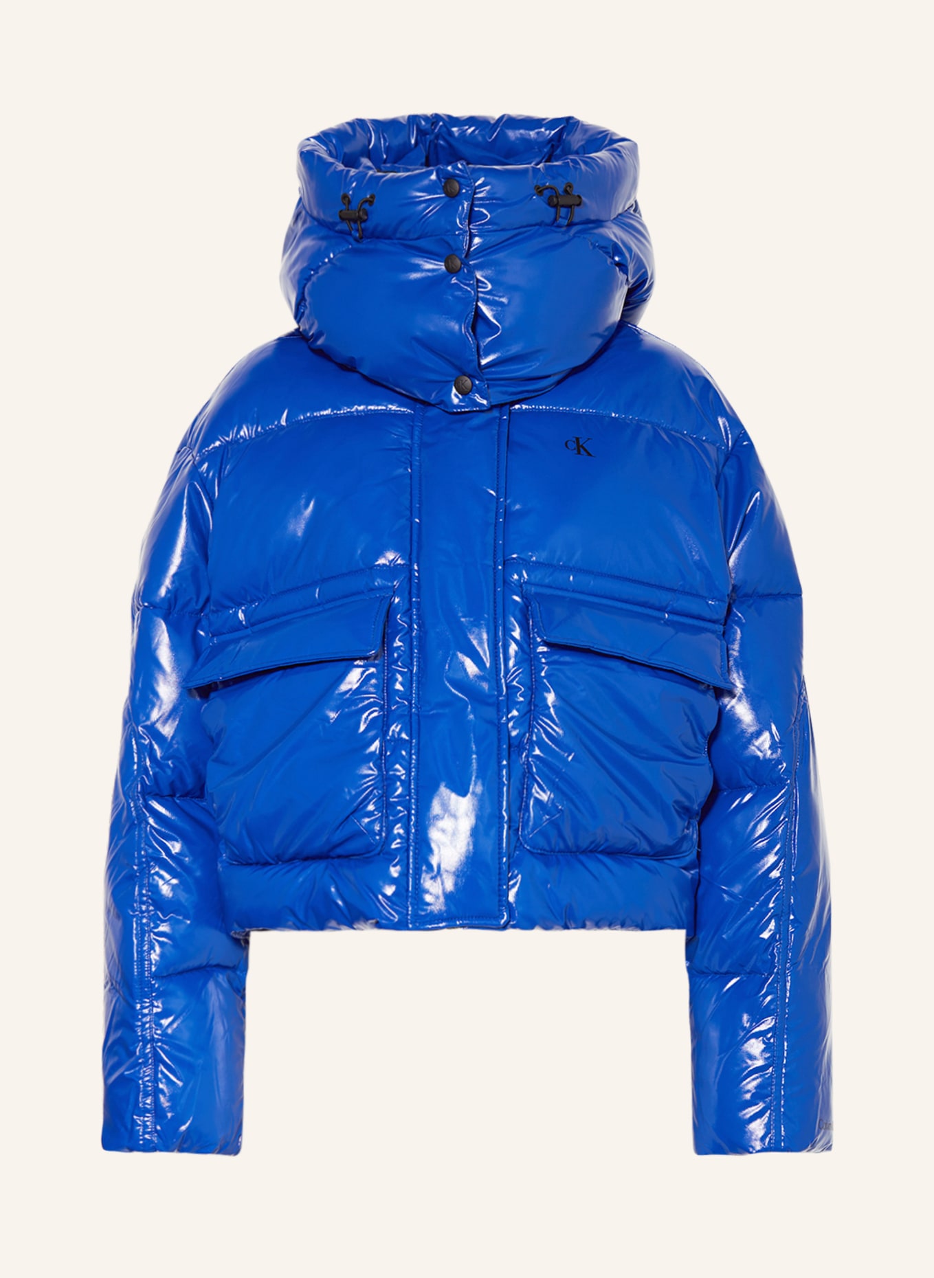Calvin Klein Jeans Cropped quilted jacket, Color: BLUE (Image 1)