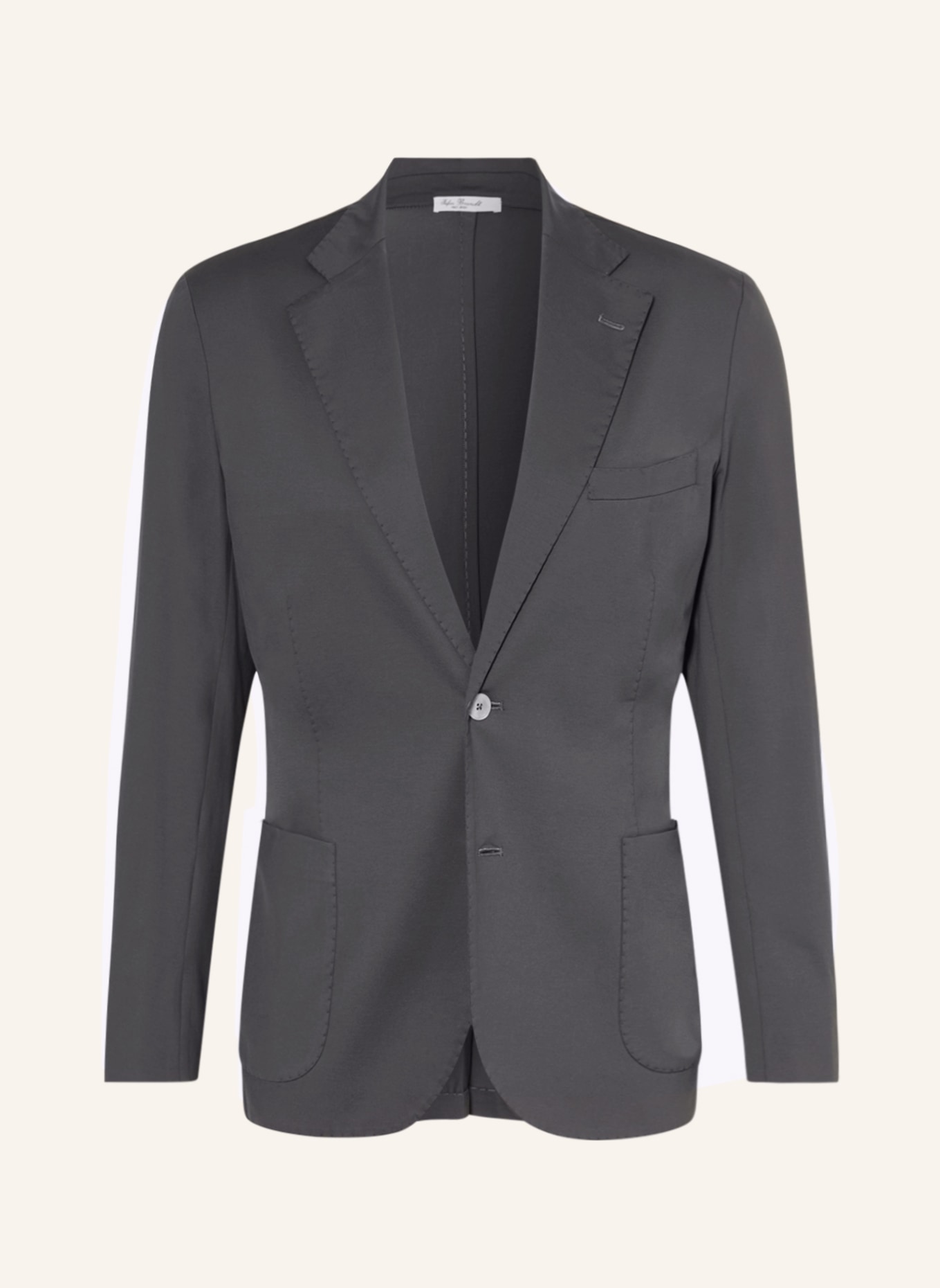Stefan Brandt Jersey jacket ADRIAN SUPER extra slim fit, Color: GRAY (Image 1)