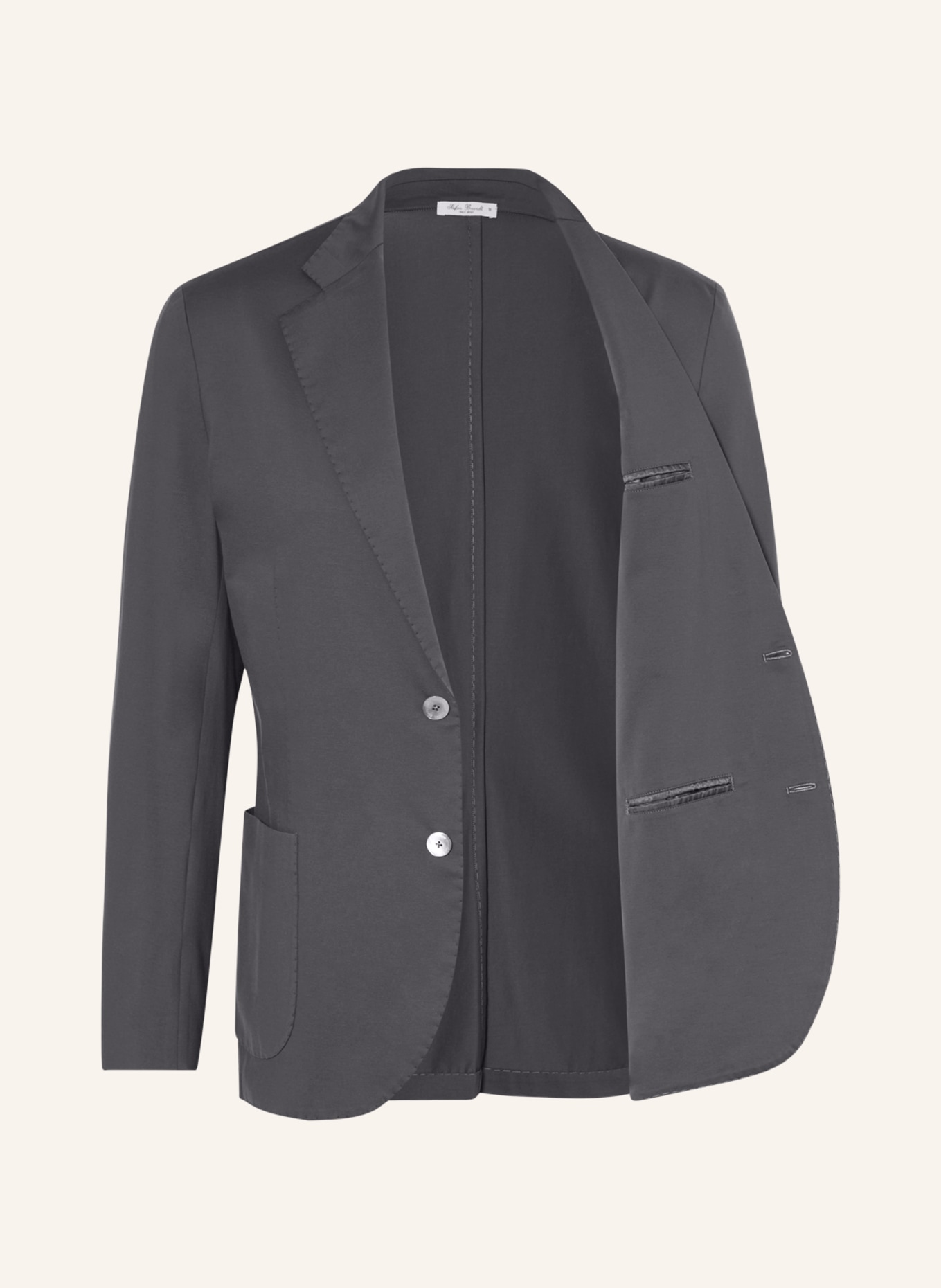 Stefan Brandt Jersey jacket ADRIAN SUPER extra slim fit, Color: GRAY (Image 4)