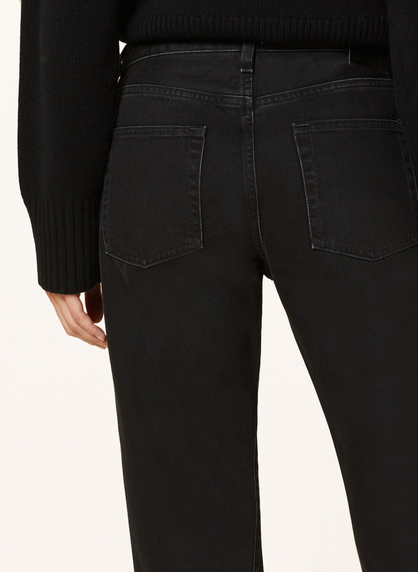 TOTEME 7/8-Jeans, Farbe: 230 FADED BLACK (Bild 5)