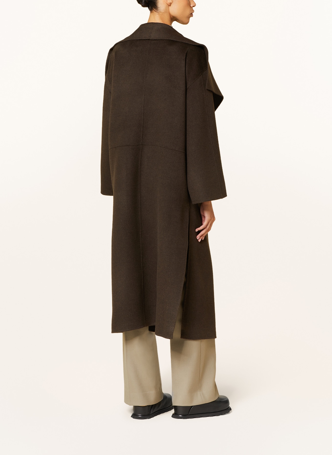 TOTEME Wool coat, Color: DARK BROWN (Image 3)