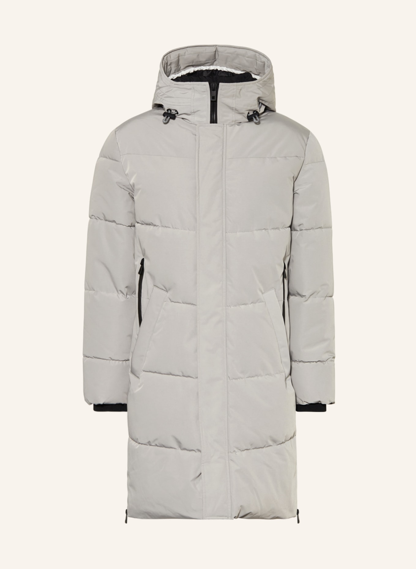 PAUL Quilted coat, Color: LIGHT GRAY (Image 1)