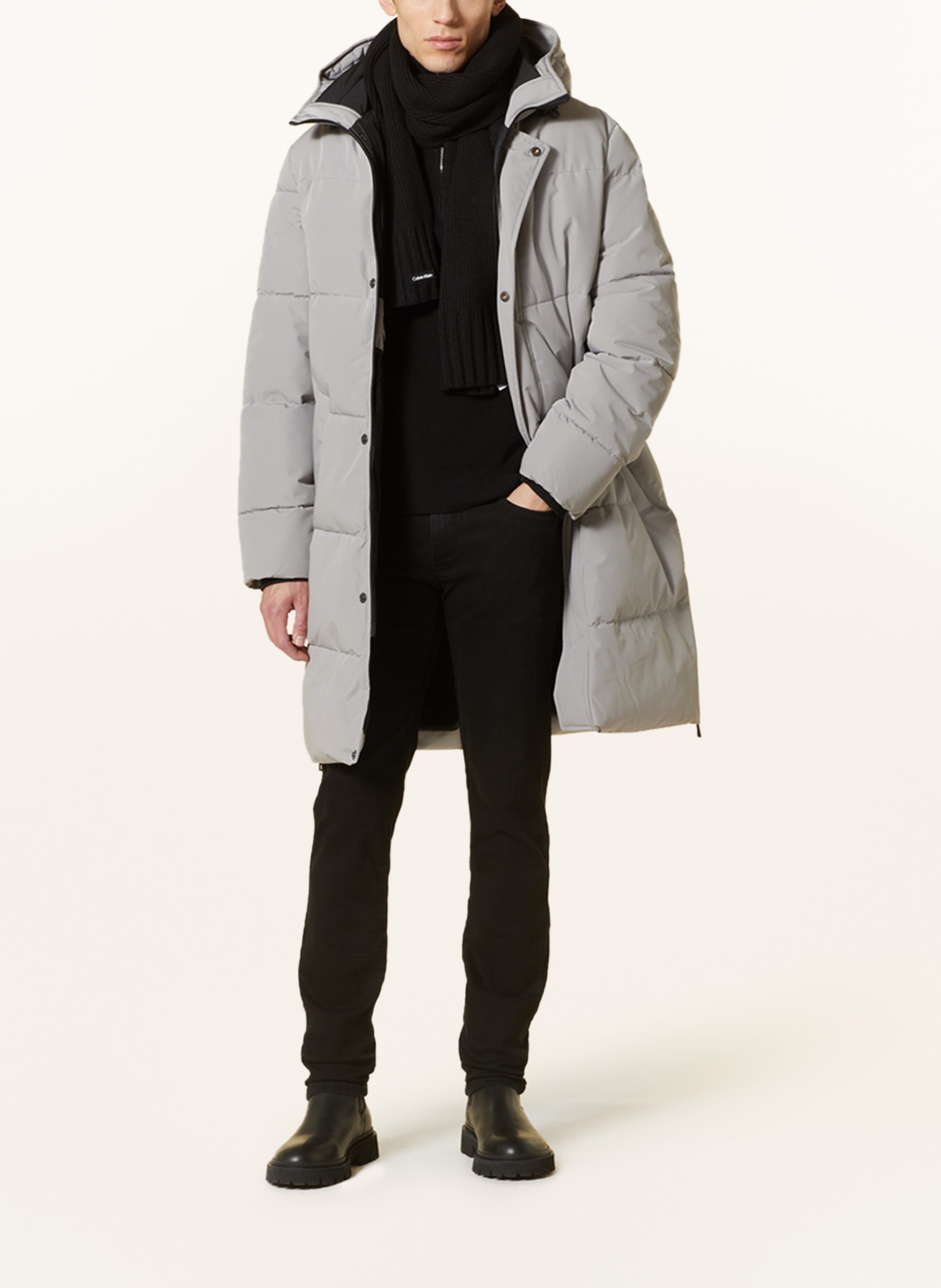 PAUL Quilted coat, Color: LIGHT GRAY (Image 2)