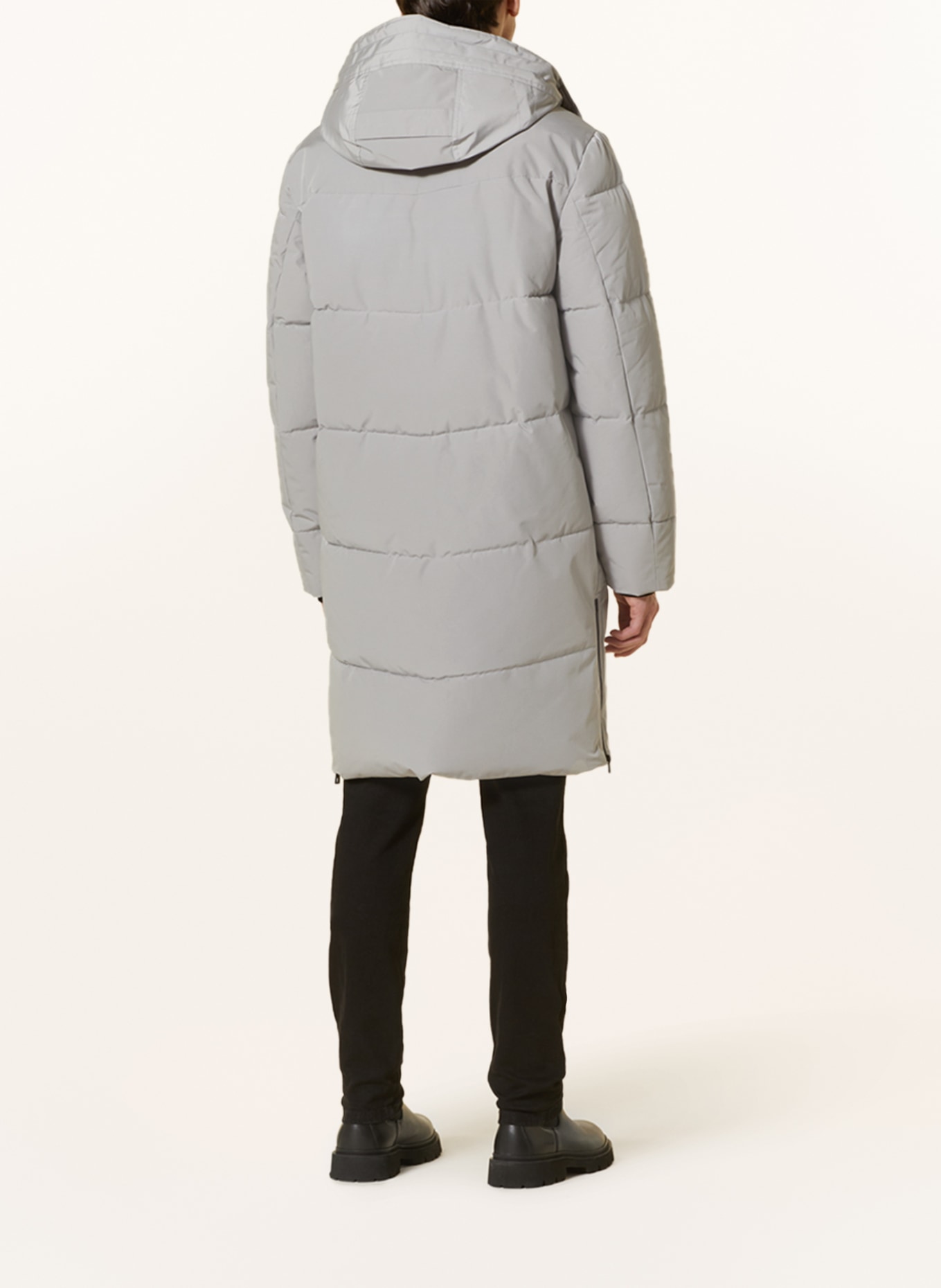 PAUL Quilted coat, Color: LIGHT GRAY (Image 3)