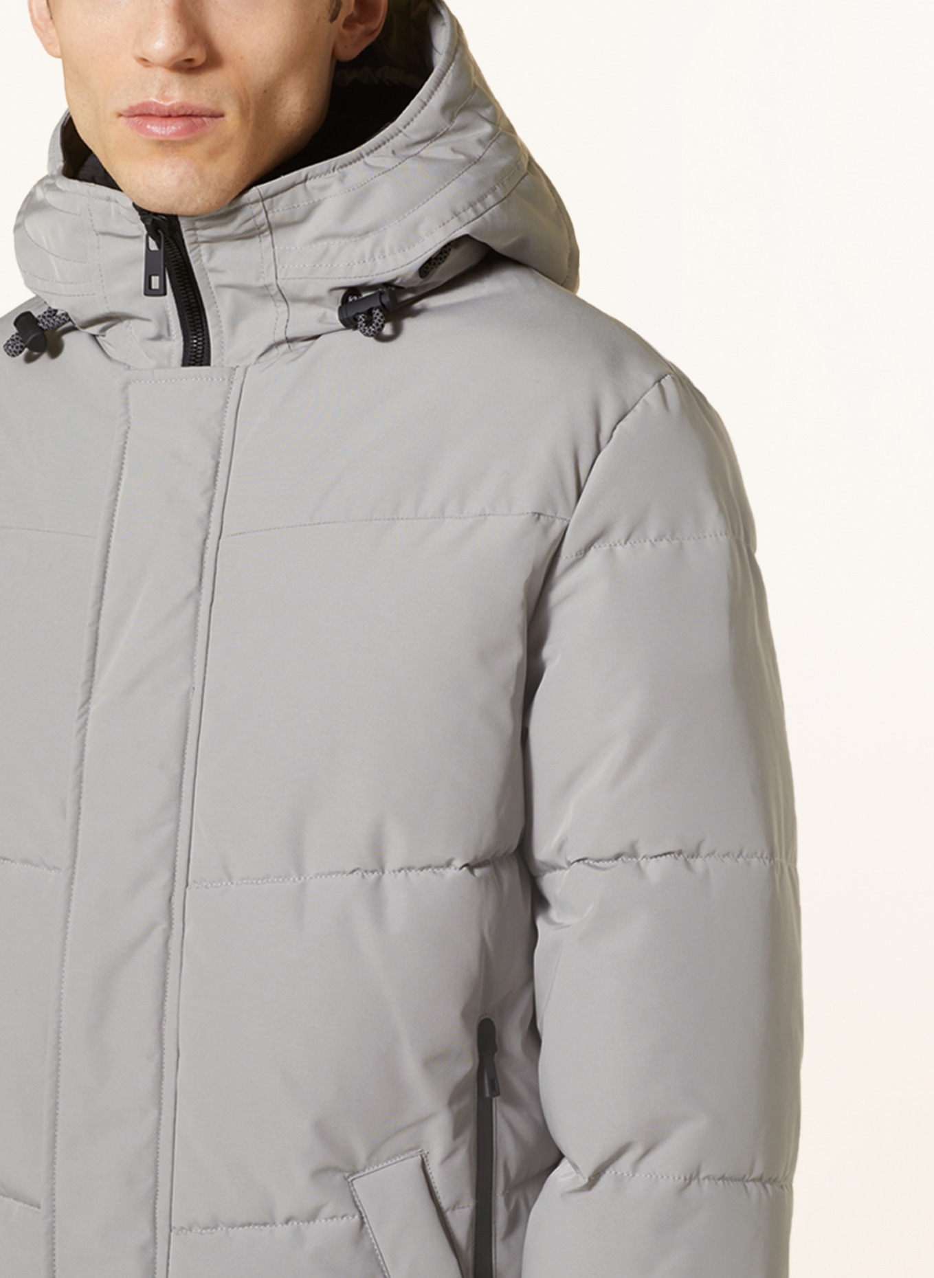 PAUL Quilted coat, Color: LIGHT GRAY (Image 5)