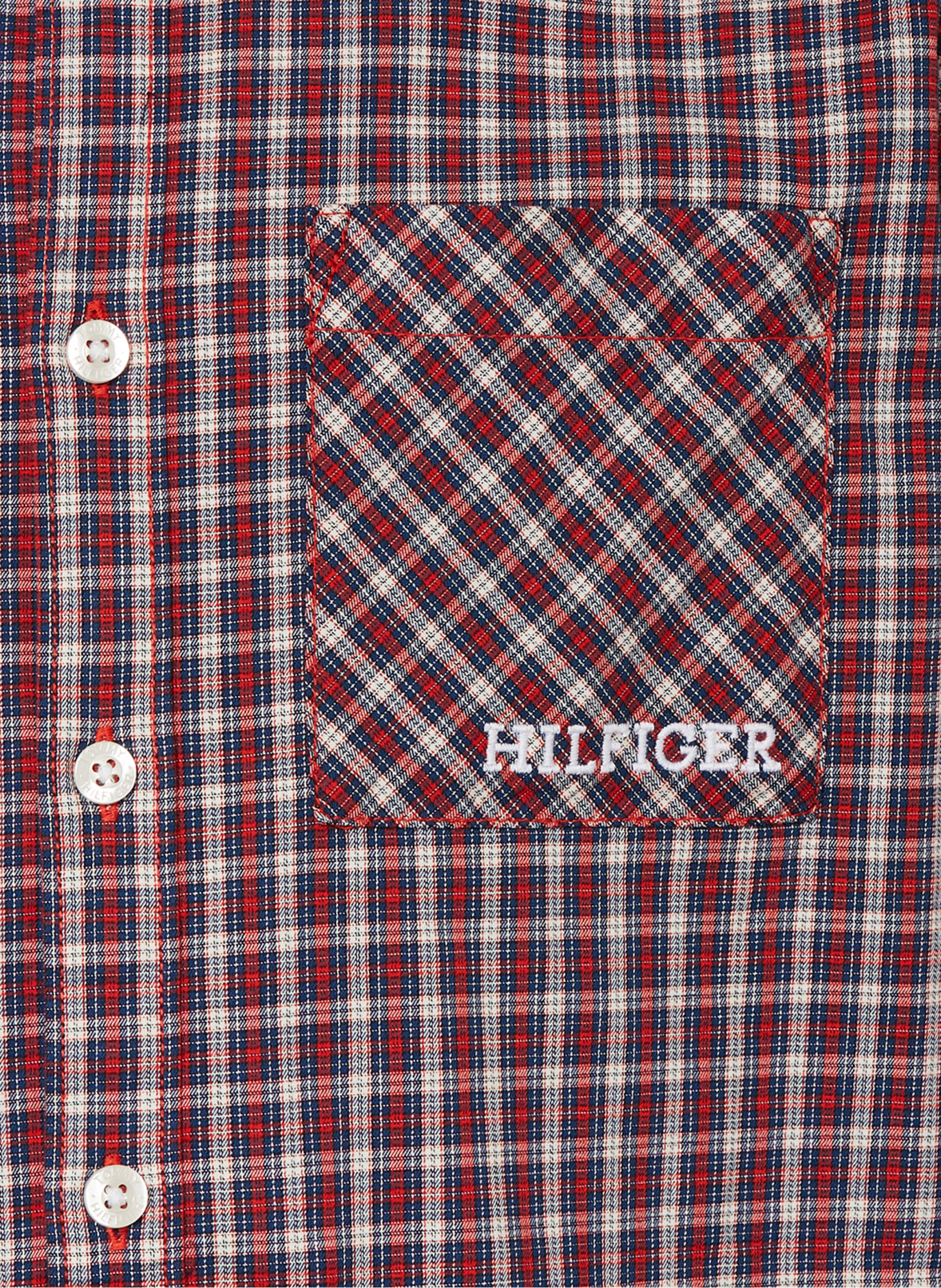 TOMMY HILFIGER Hemd, Farbe: ROT/ BLAU/ WEISS (Bild 3)