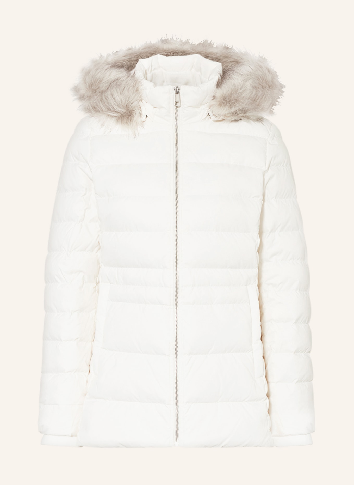 TOMMY HILFIGER Down jacket TYRA with removable hood, Color: WHITE (Image 1)