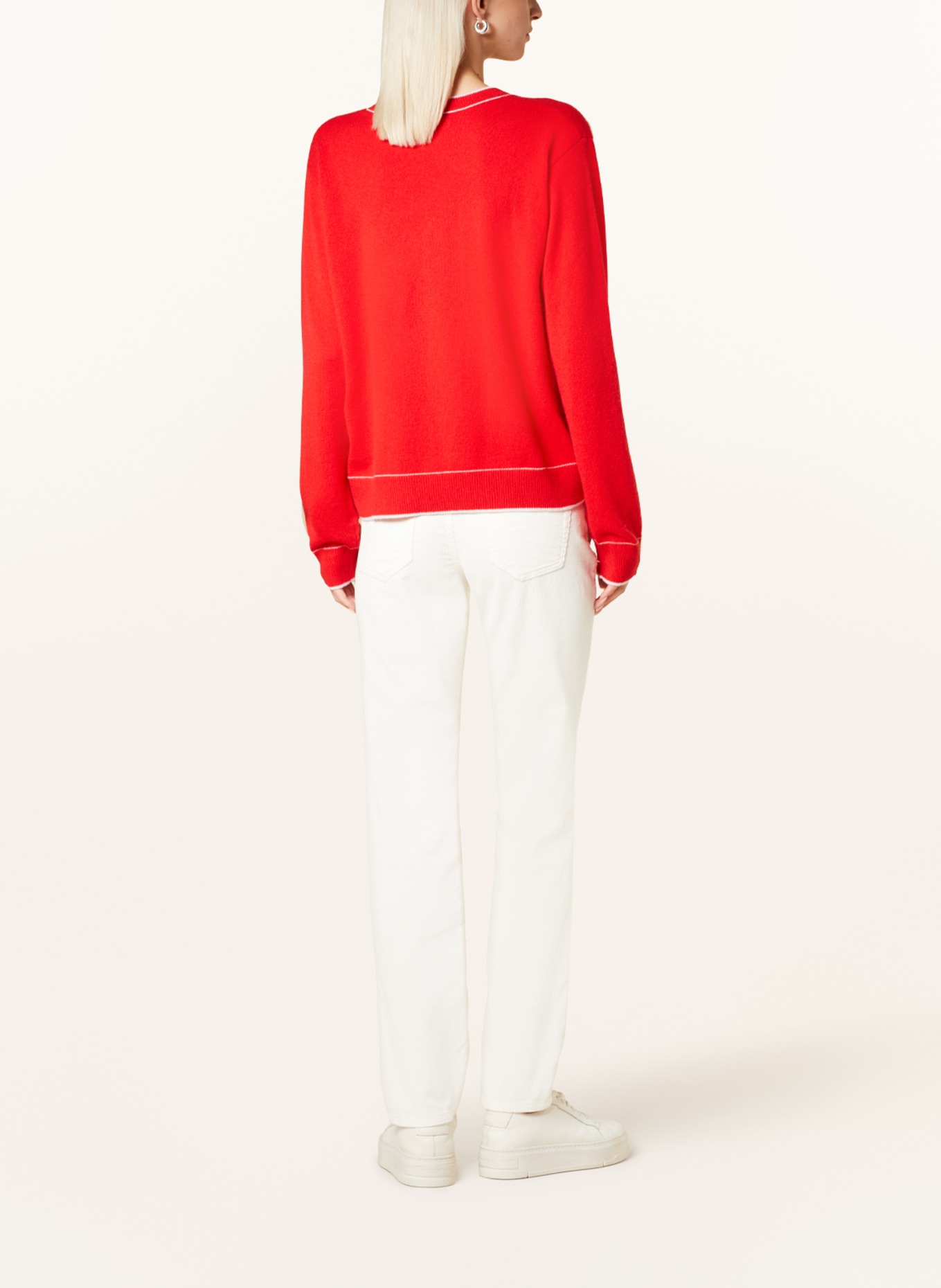 TOMMY HILFIGER Cashmere-Pullover, Farbe: ROT (Bild 3)