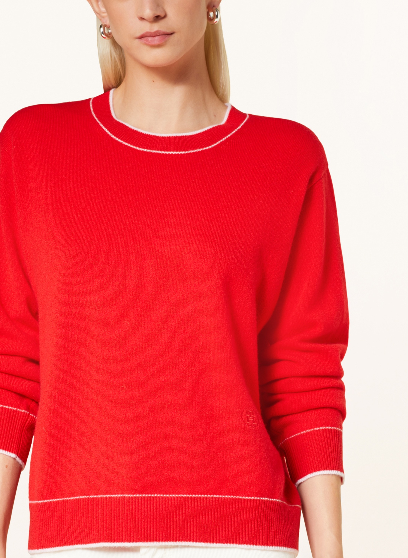TOMMY HILFIGER Cashmere-Pullover, Farbe: ROT (Bild 4)
