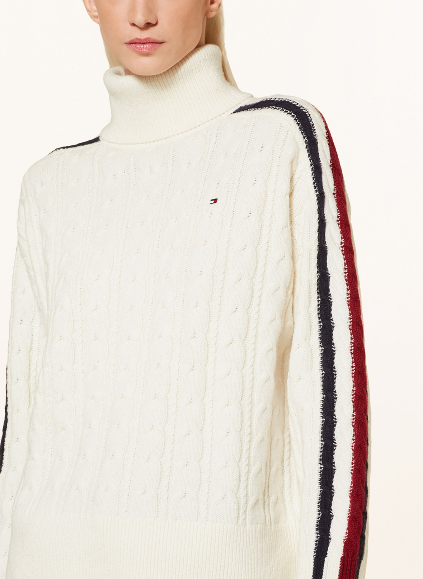 TOMMY HILFIGER Sweater, Color: ECRU/ DARK RED/ BLACK (Image 4)