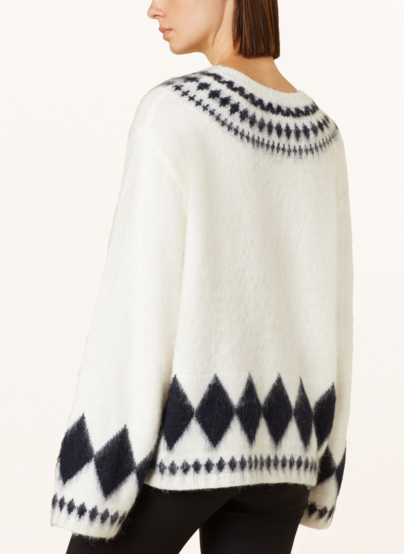 TOMMY HILFIGER Sweater, Color: ECRU/ BLACK (Image 4)