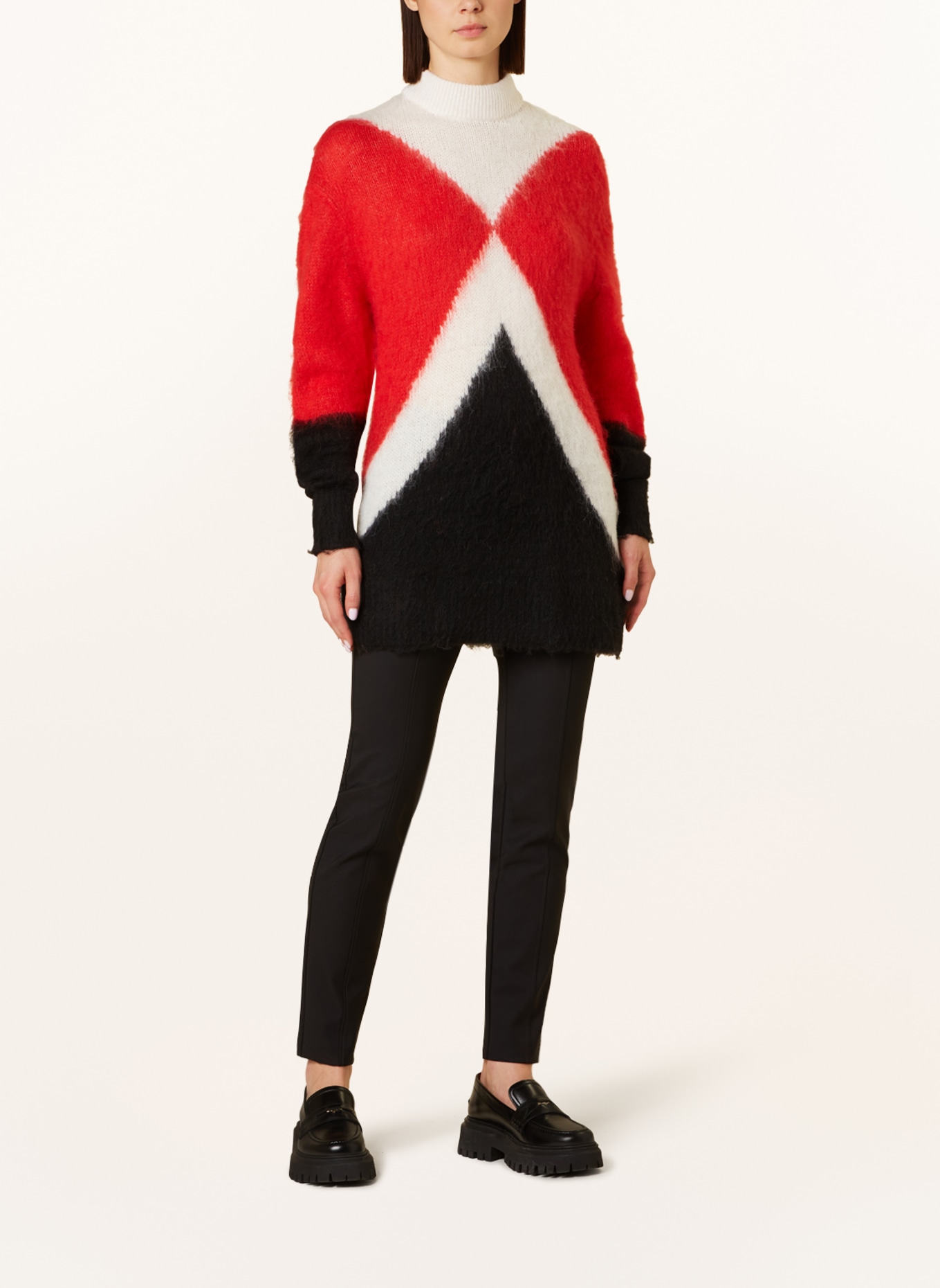 TOMMY HILFIGER Sweater, Color: RED/ BLACK/ WHITE (Image 2)