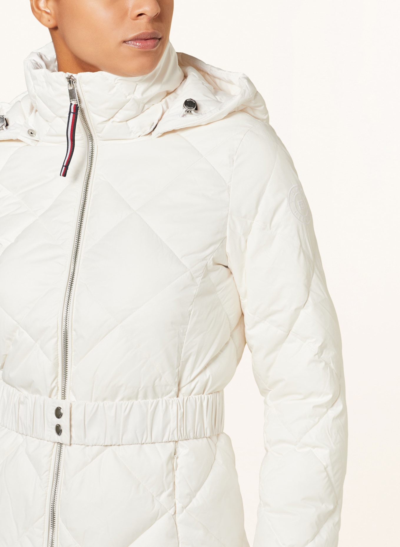 TOMMY HILFIGER Quilted jacket with detachable hood, Color: WHITE (Image 5)
