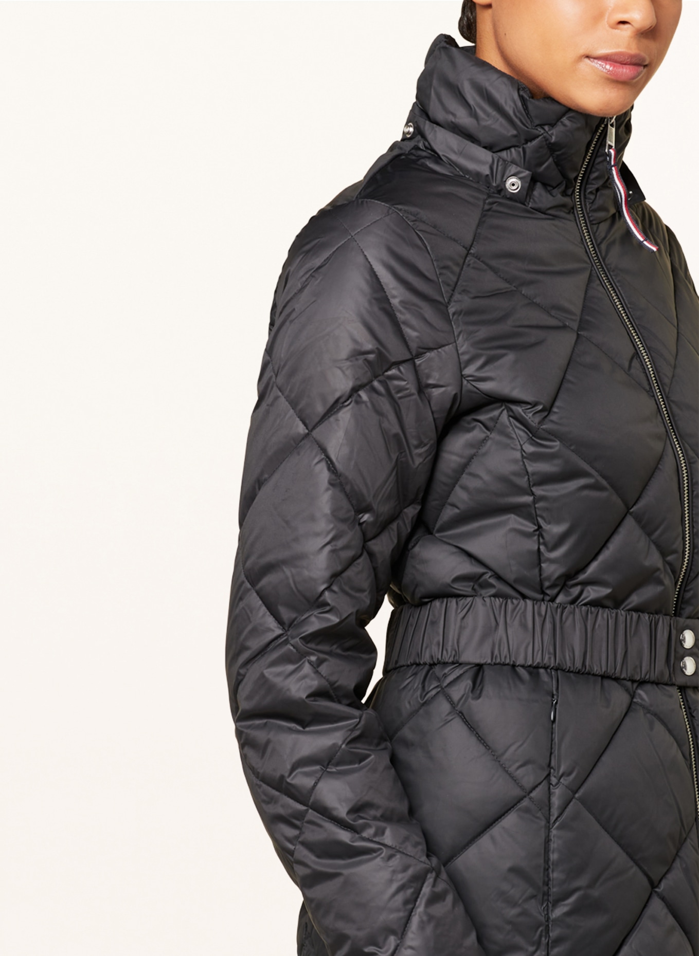 TOMMY HILFIGER Quilted jacket with detachable hood, Color: BLACK (Image 6)