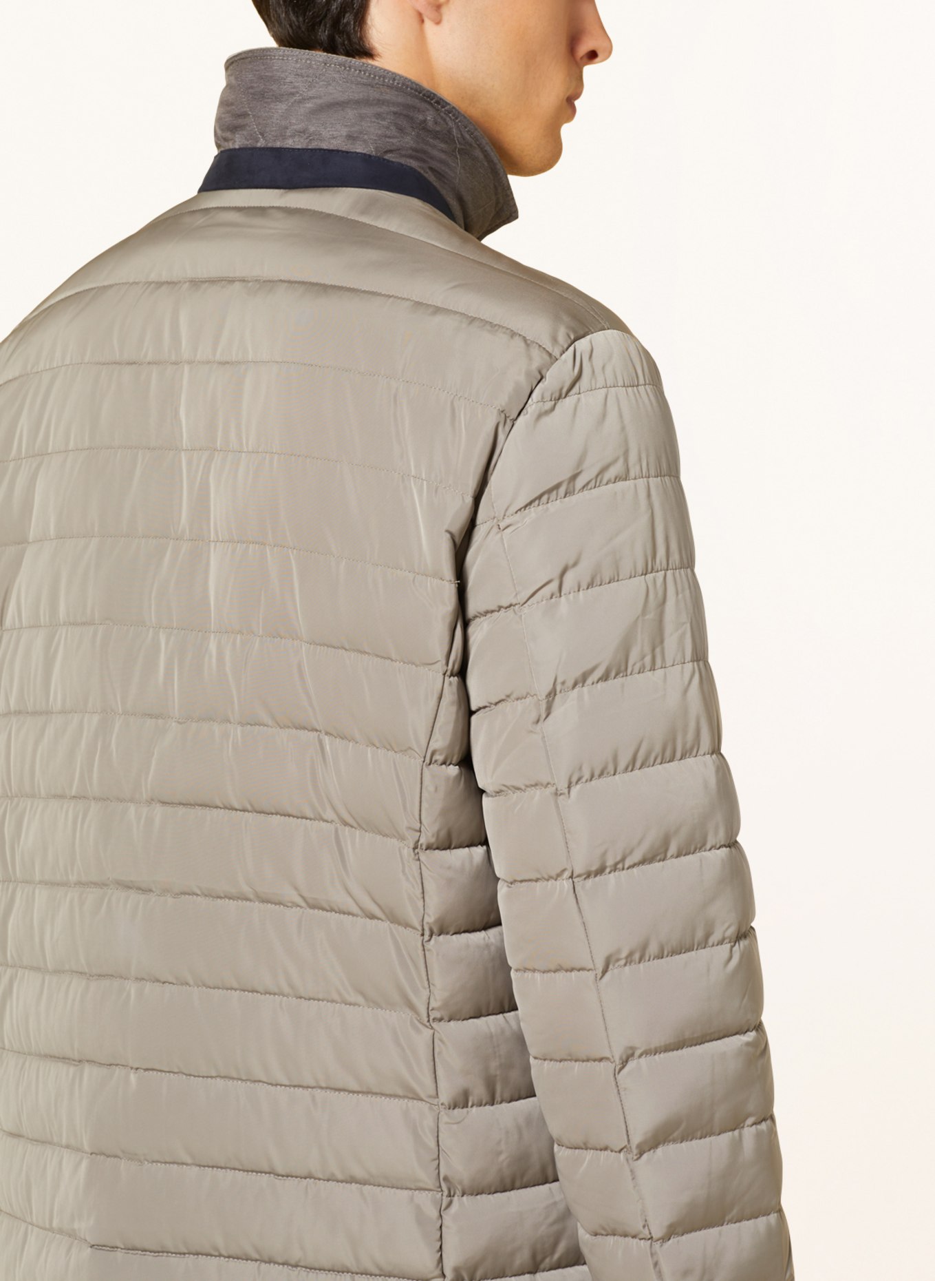STROKESMAN'S Quilted jacket, Color: TAUPE (Image 5)