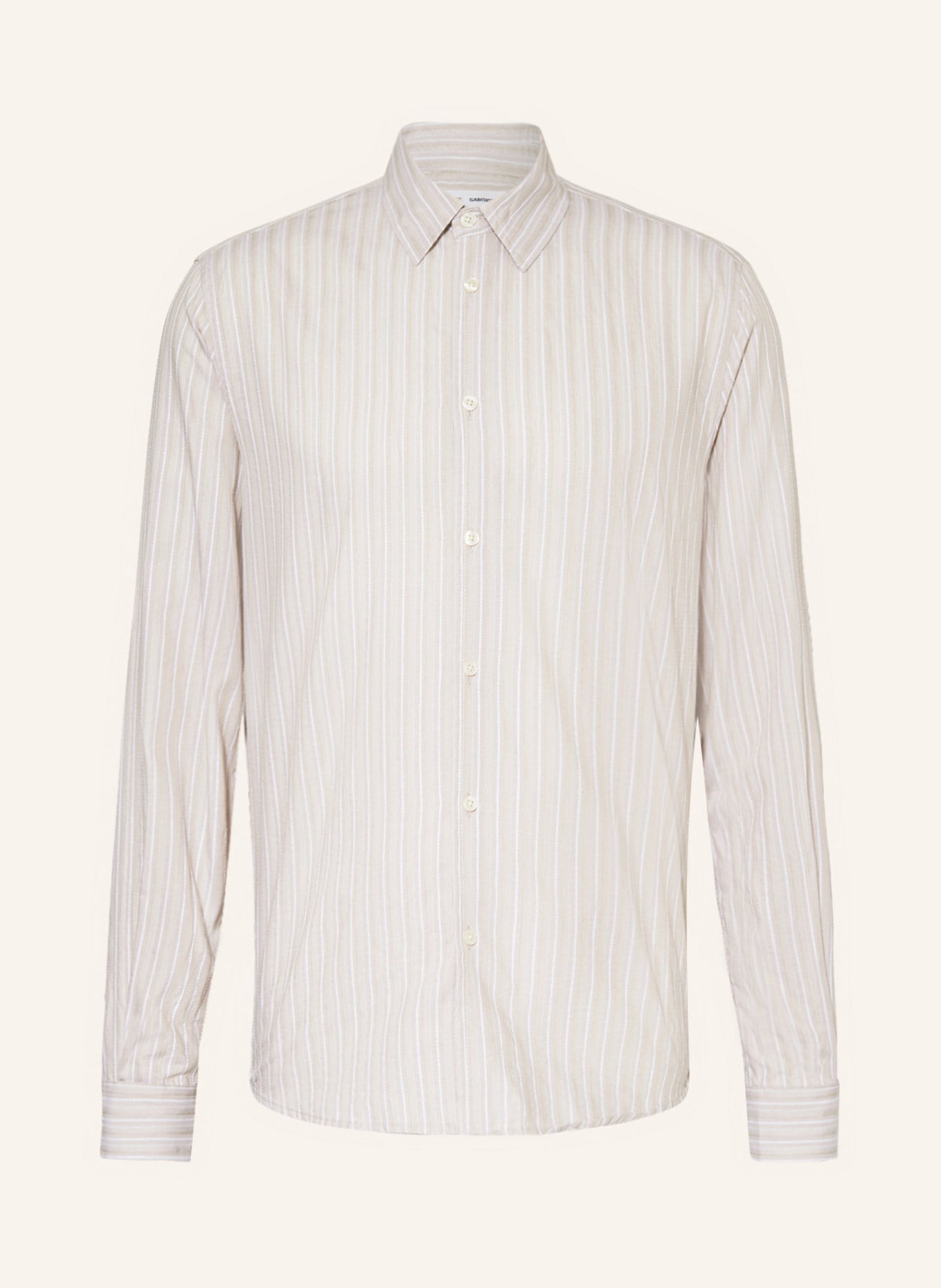SAMSØE  SAMSØE Shirt LIAM comfort fit, Color: CREAM/ WHITE (Image 1)