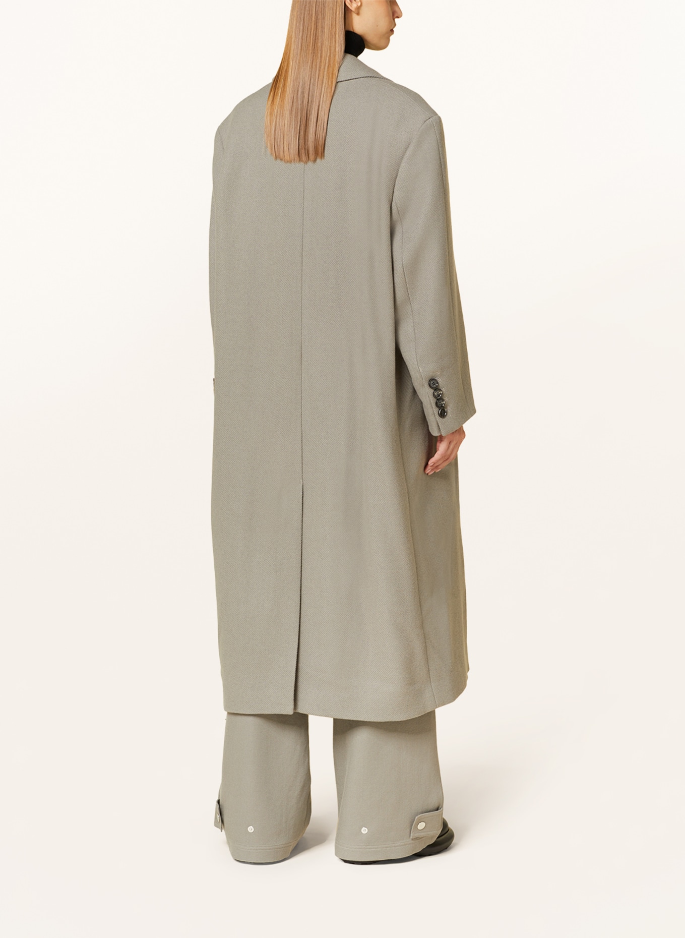 AMI PARIS Wool coat, Color: TAUPE (Image 3)