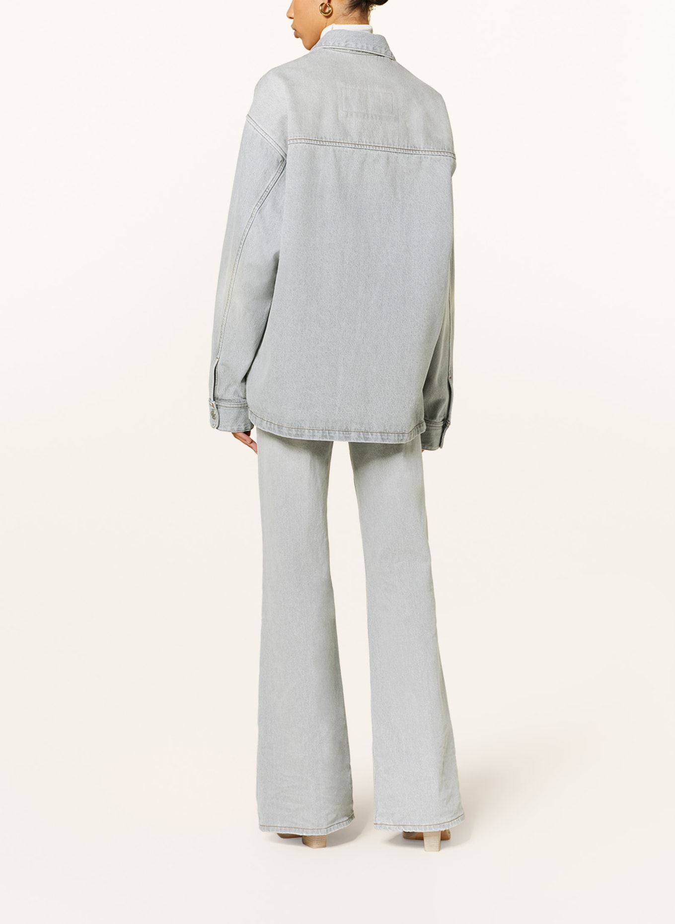 AMI PARIS Jeans-Overshirt, Farbe: 0554 VINTAGE GREY (Bild 3)