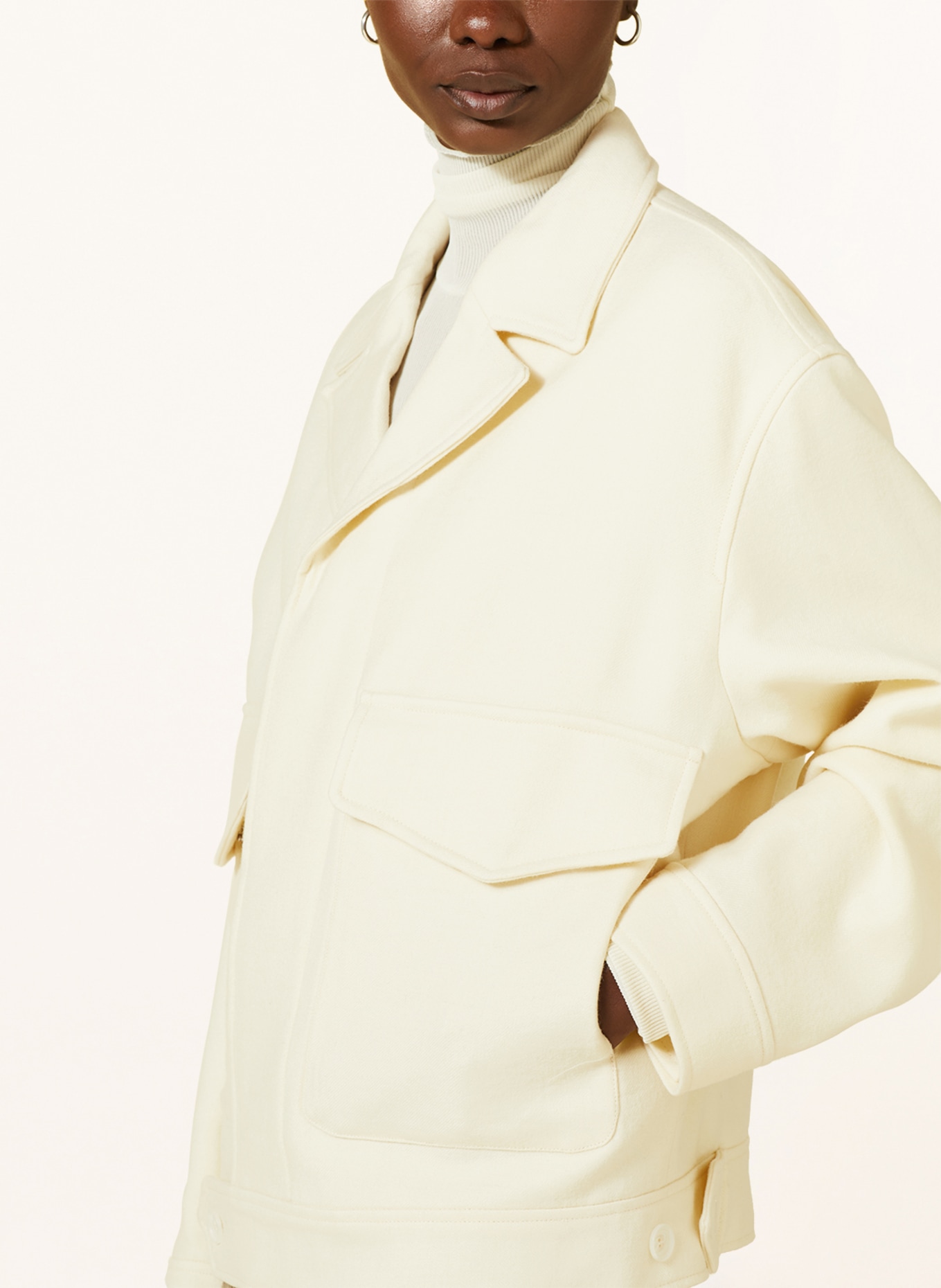 AMI PARIS Boxy jacket, Color: ECRU (Image 4)