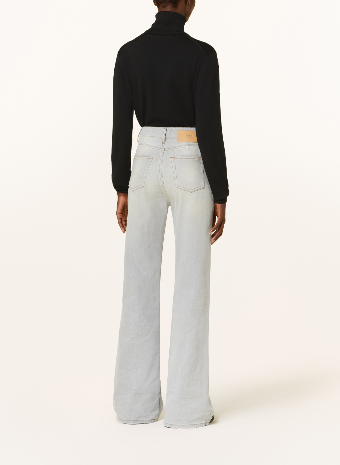 AMI PARIS Flared jeans, Color: 0554 VINTAGE GREY (Image 3)
