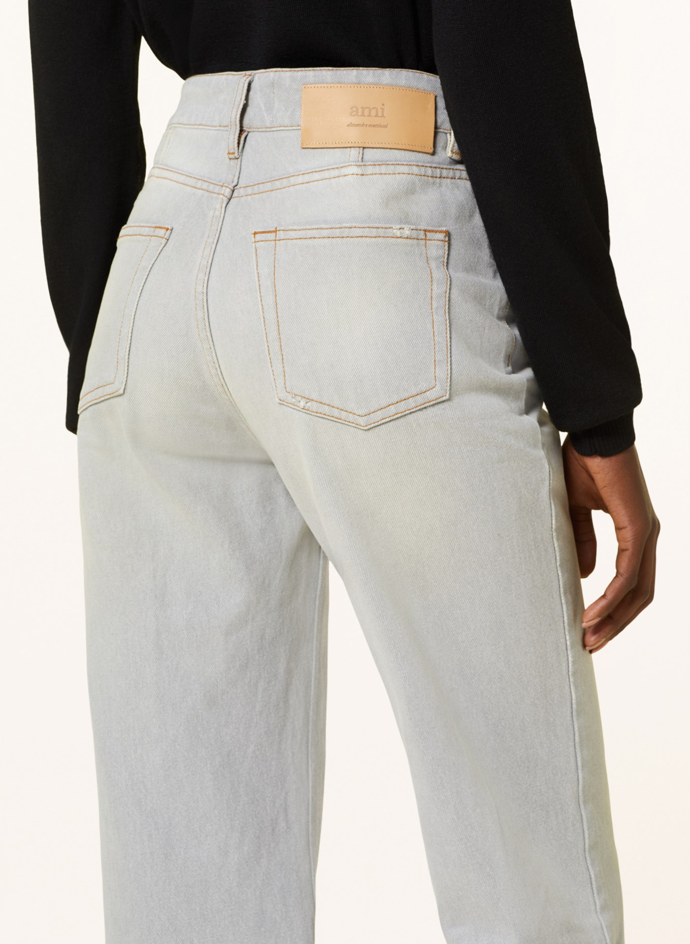 AMI PARIS Flared jeans, Color: 0554 VINTAGE GREY (Image 5)