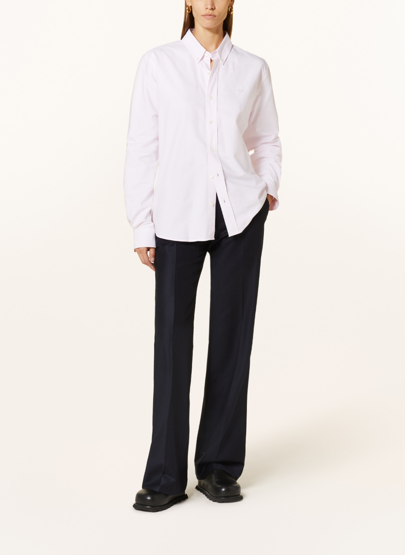 AMI PARIS Spodnie marlena, Kolor: GRANATOWY (Obrazek 2)
