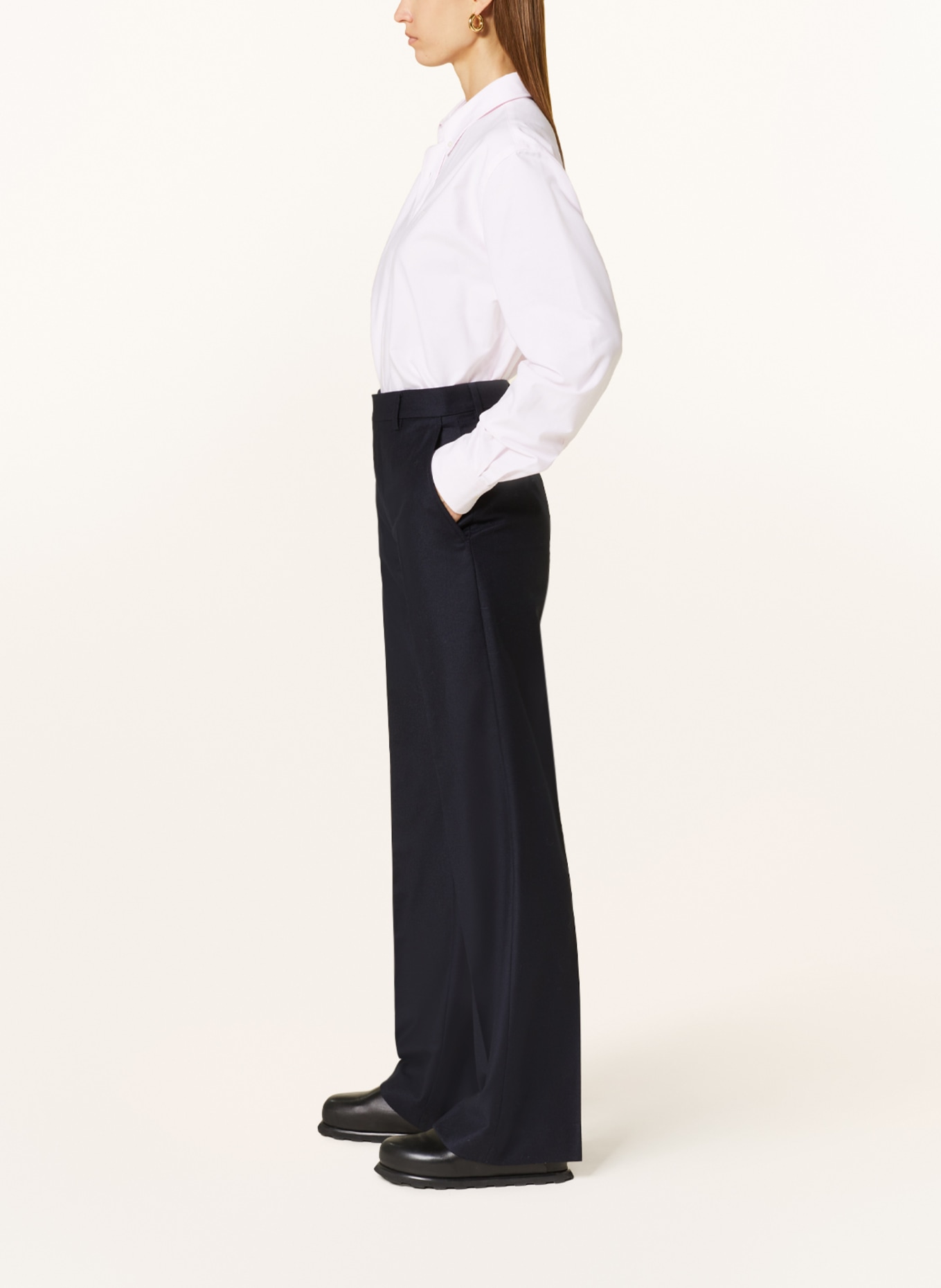 AMI PARIS Spodnie marlena, Kolor: GRANATOWY (Obrazek 4)