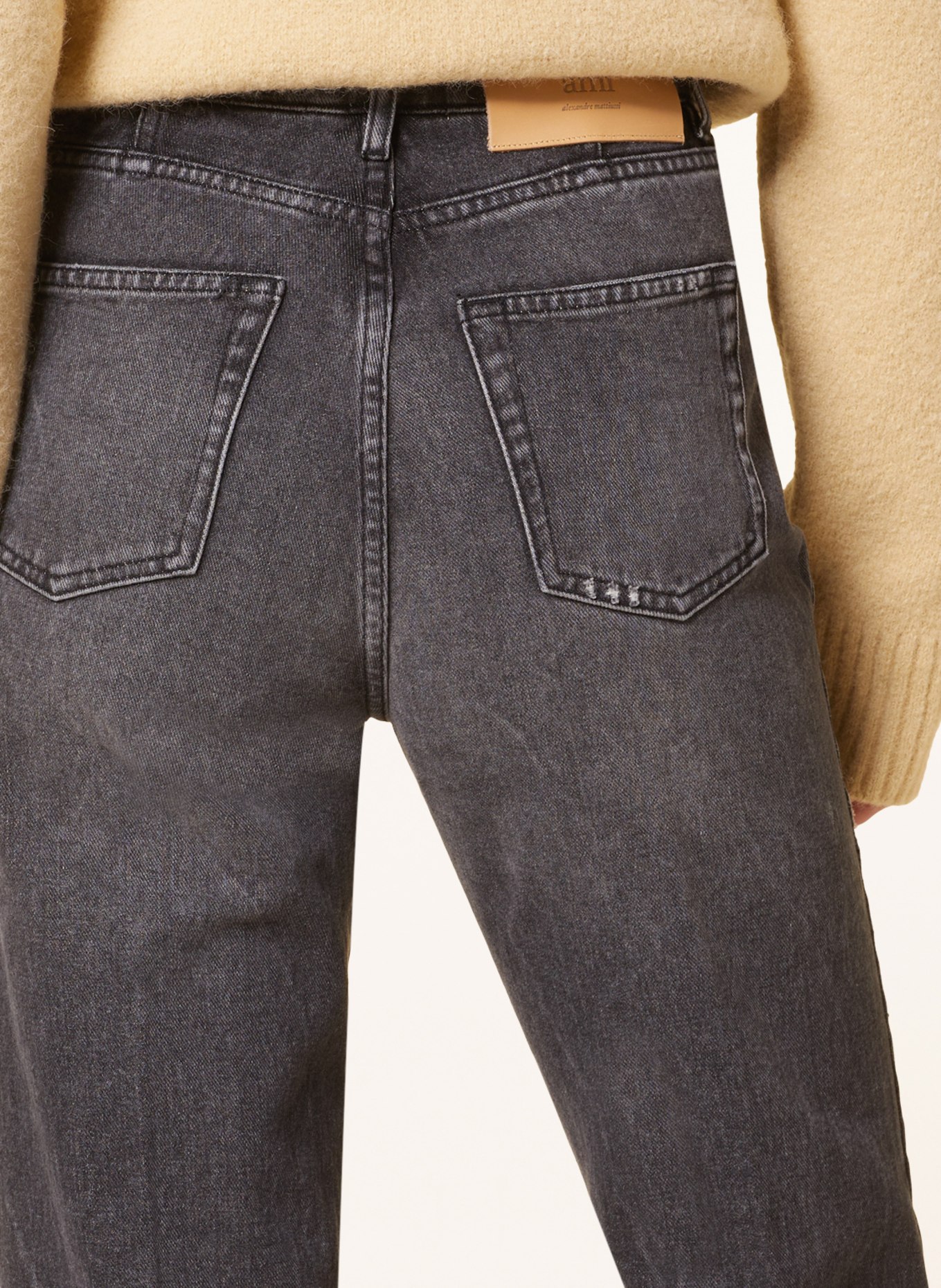 AMI PARIS Flared Jeans, Farbe: 031 USED BLACK (Bild 5)
