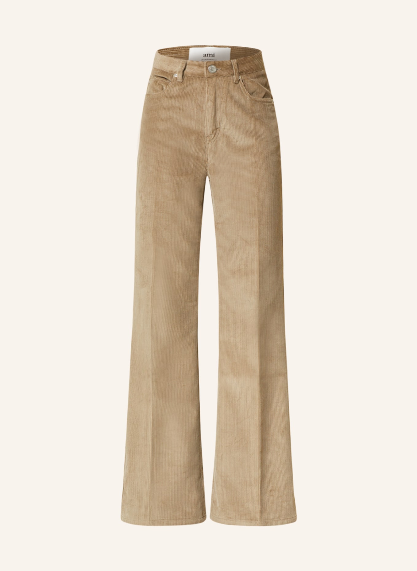 AMI PARIS Corduroy trousers, Color: KHAKI (Image 1)