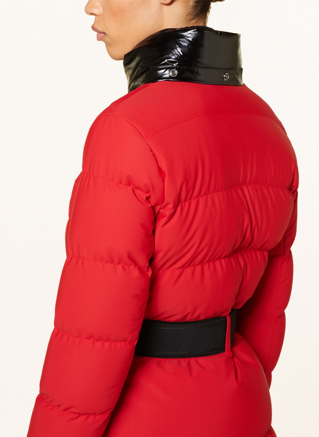 MOOSE KNUCKLES Down jacket CAMBRIA with real fur, Color: RED/ BLACK (Image 6)