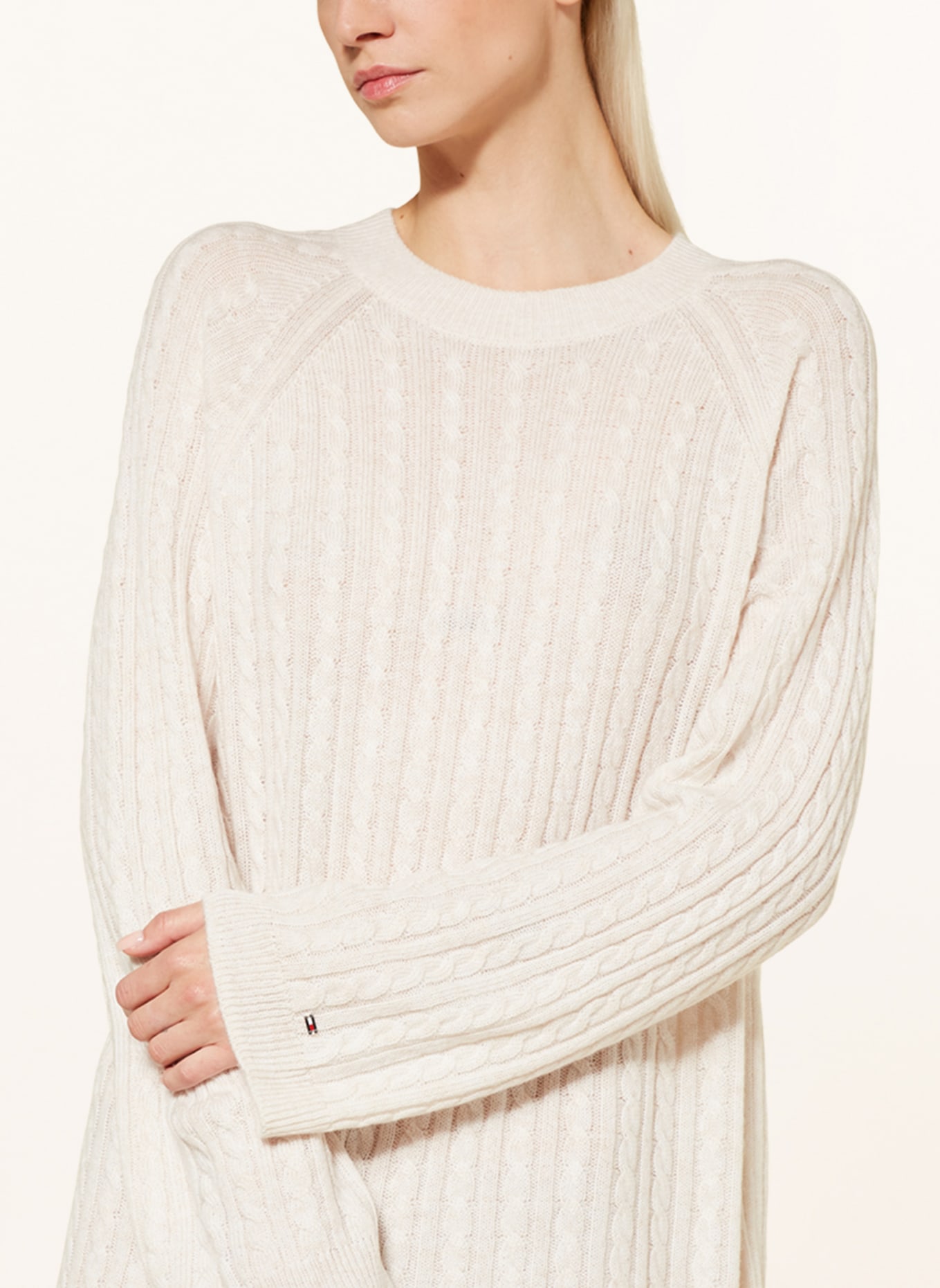 TOMMY HILFIGER Oversized sweater, Color: CREAM (Image 4)