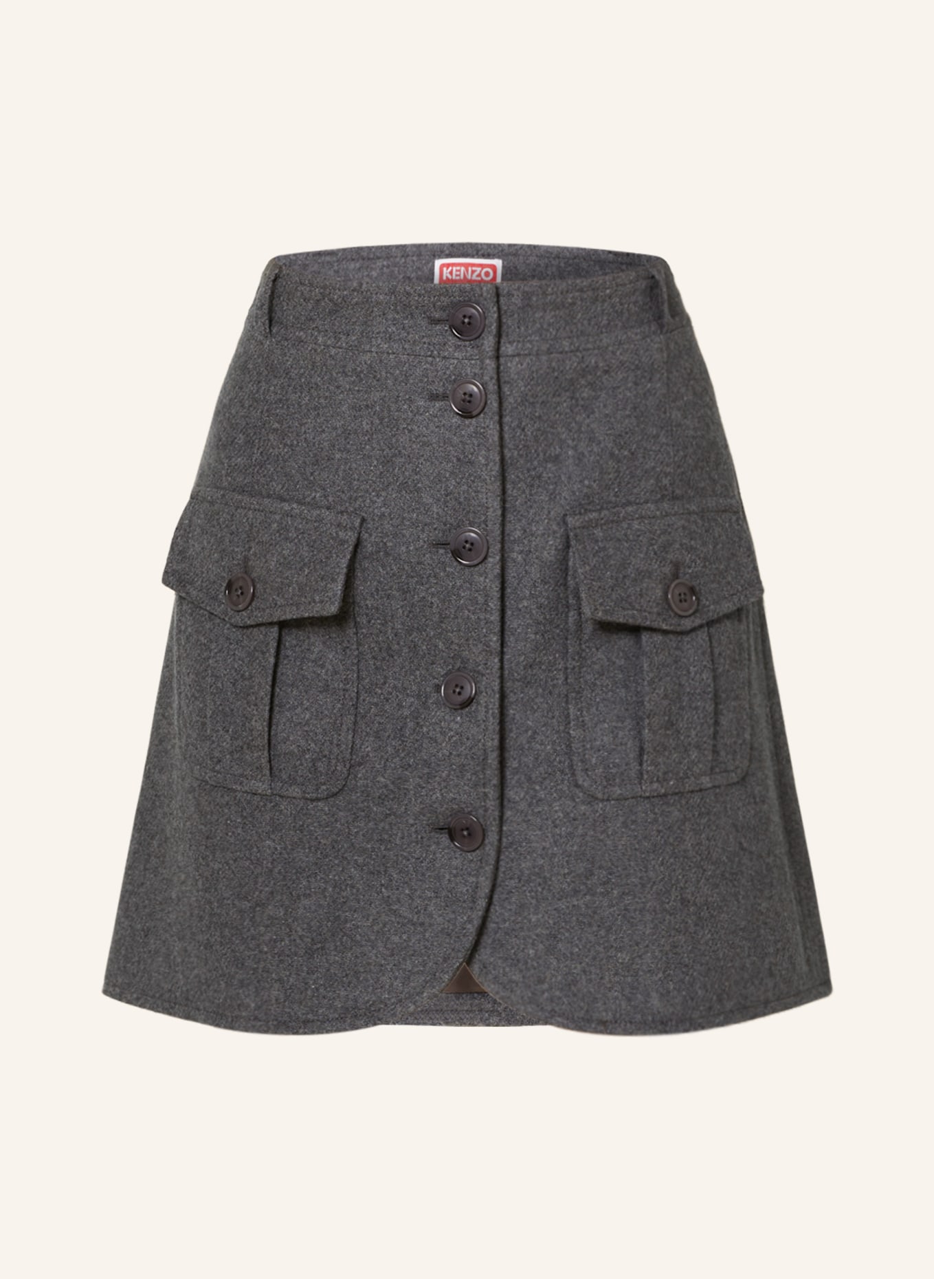KENZO Skirt, Color: GRAY (Image 1)