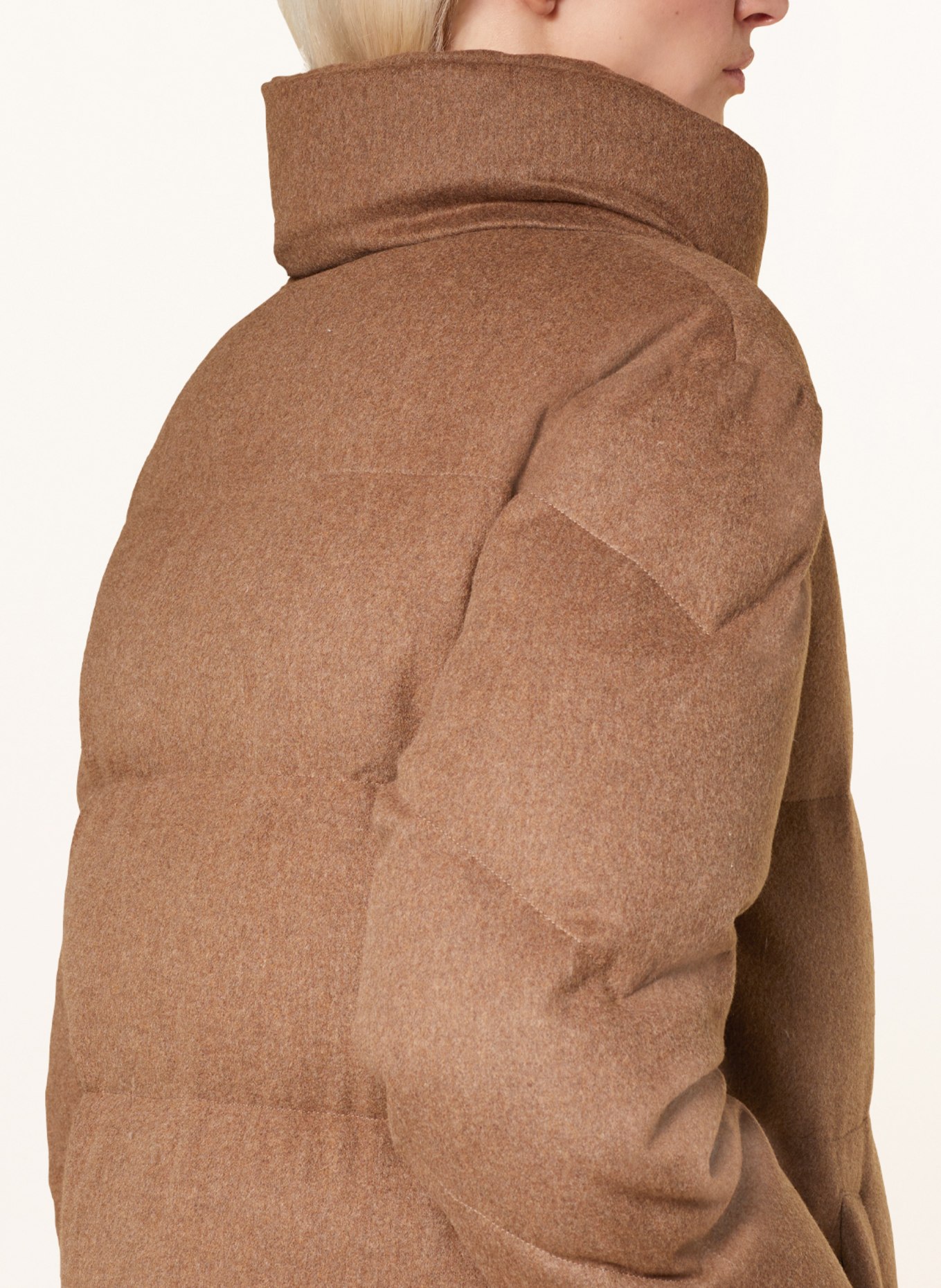 WOOLRICH Down coat LUXE WOOL with detachable hood, Color: BROWN (Image 5)