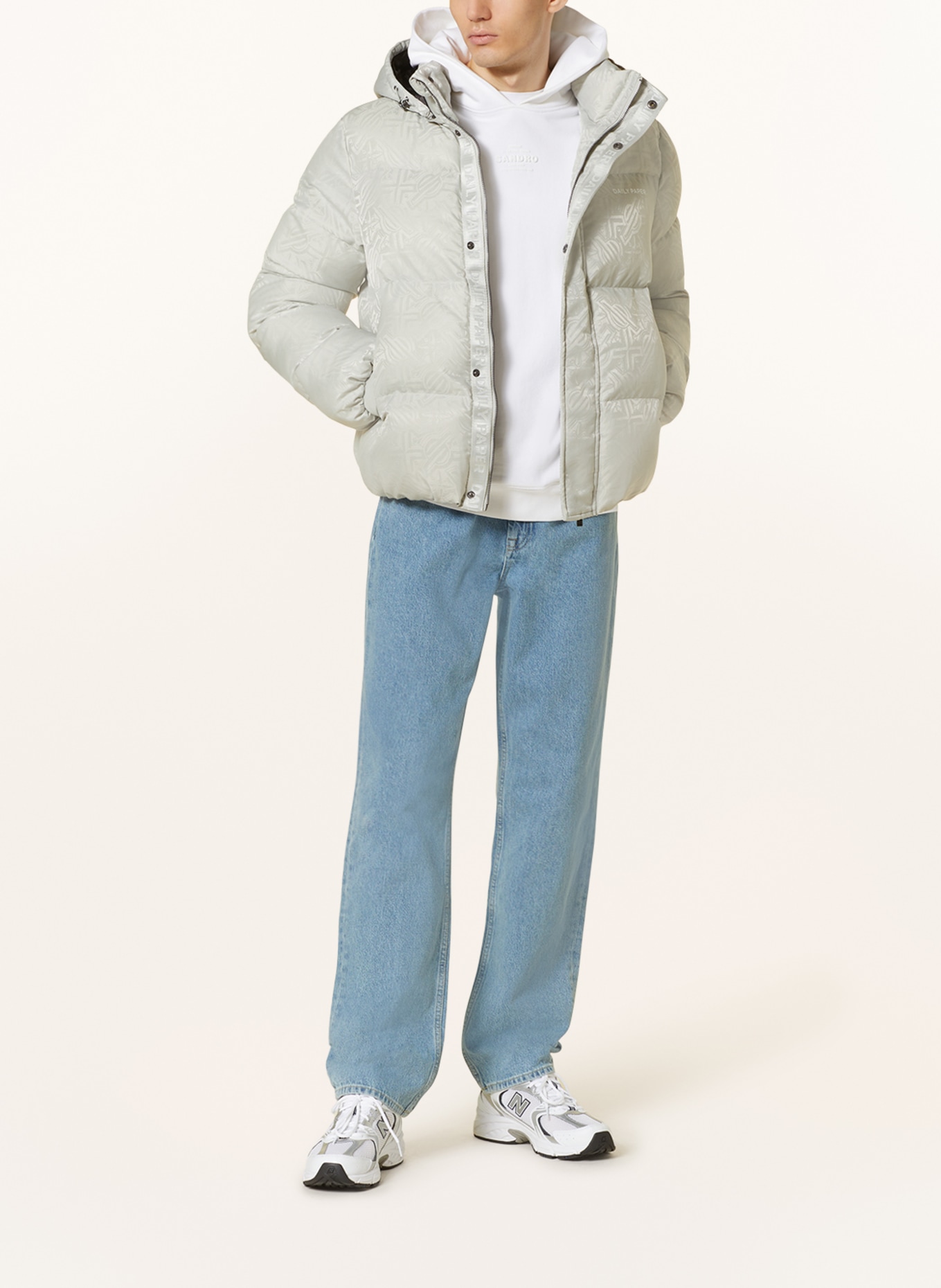 DAILY PAPER Quilted jacket RUZNA, Color: LIGHT GRAY (Image 2)