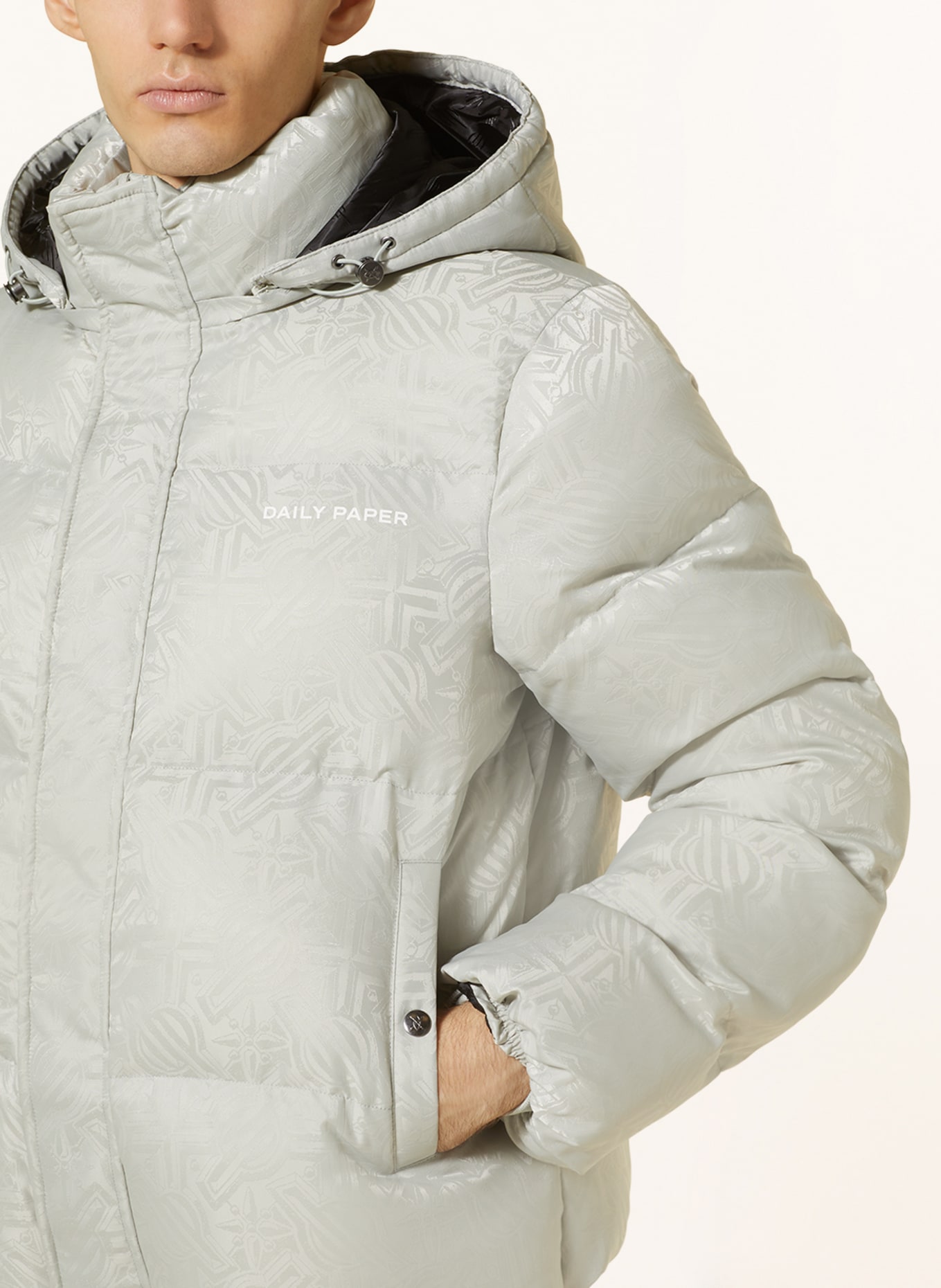 DAILY PAPER Quilted jacket RUZNA, Color: LIGHT GRAY (Image 5)